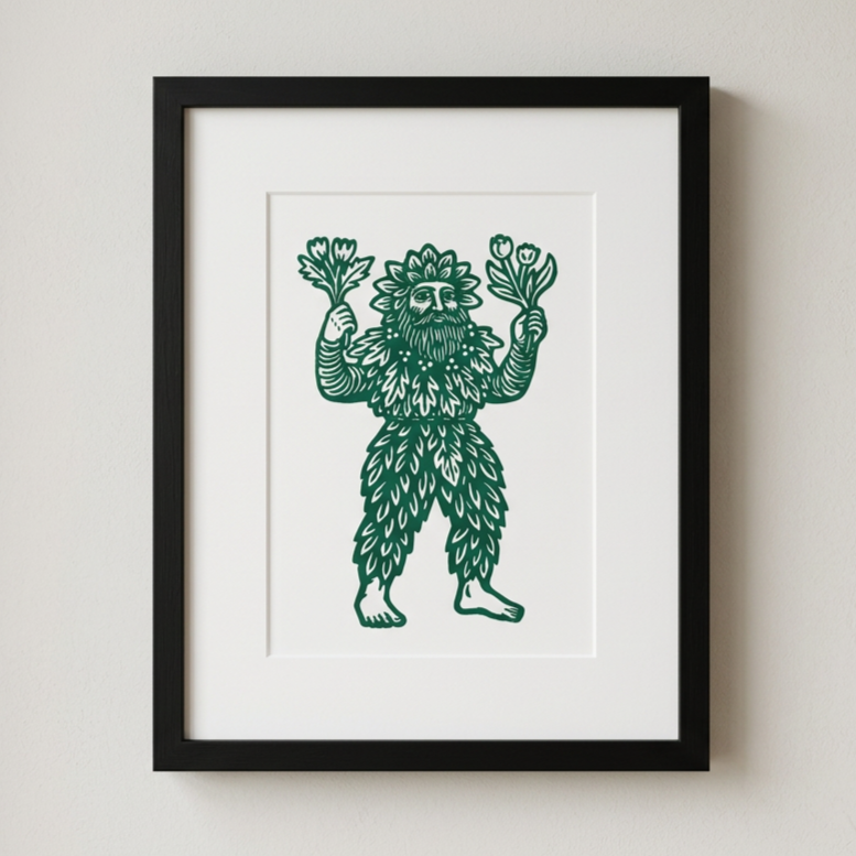 Green Man (framed)