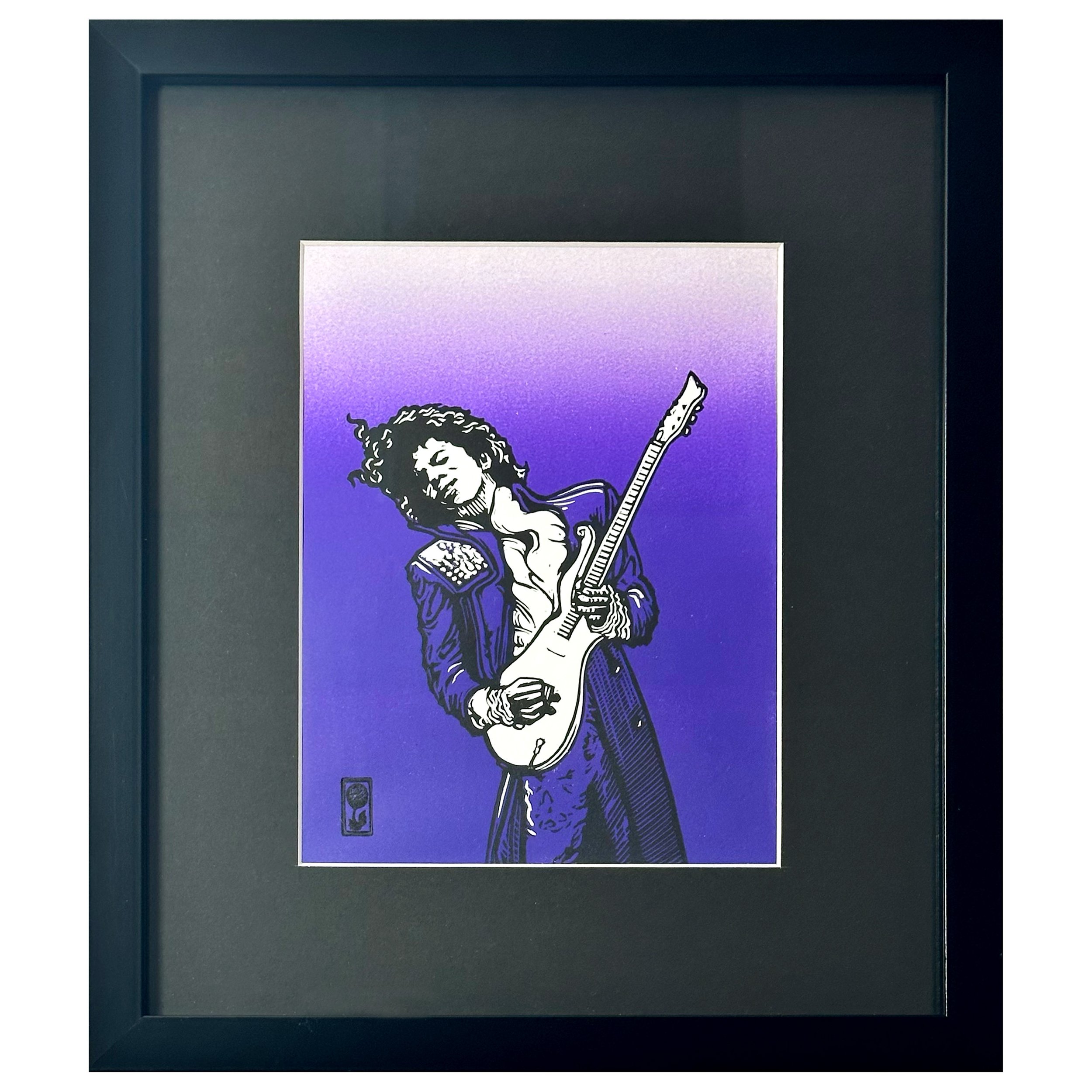 Purple Prince (framed)