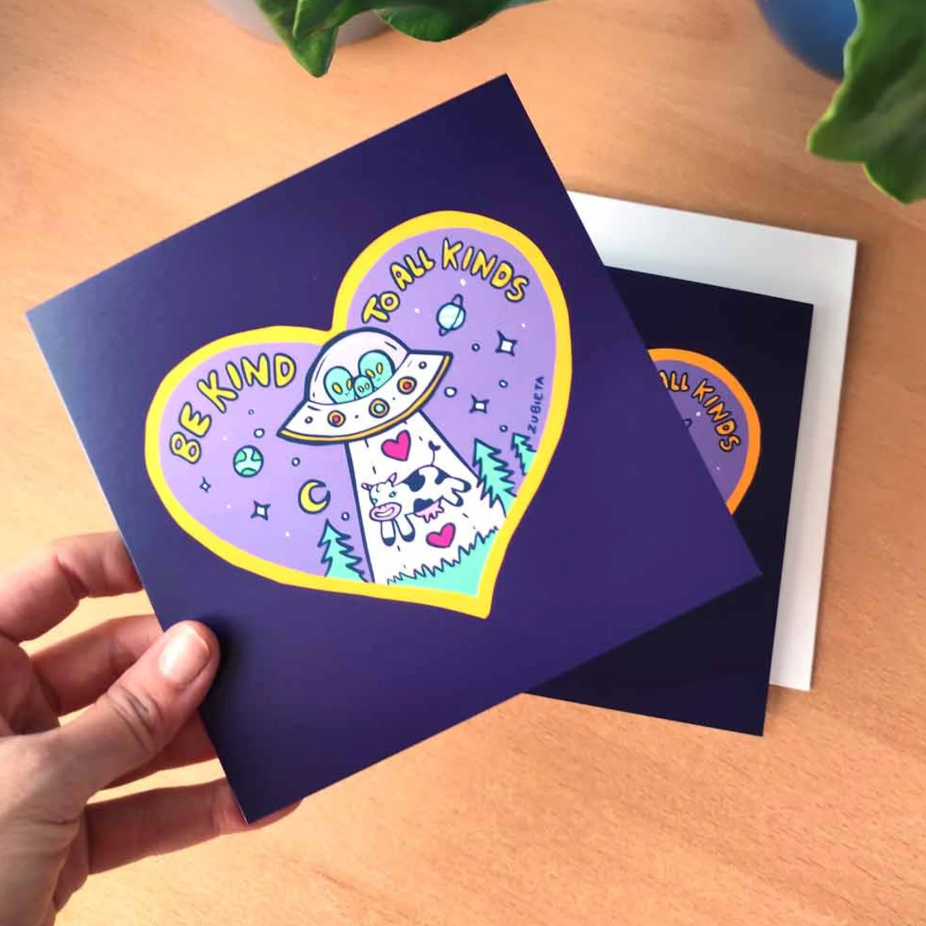 Be+kind+to+all+kinds+greeting+card.png