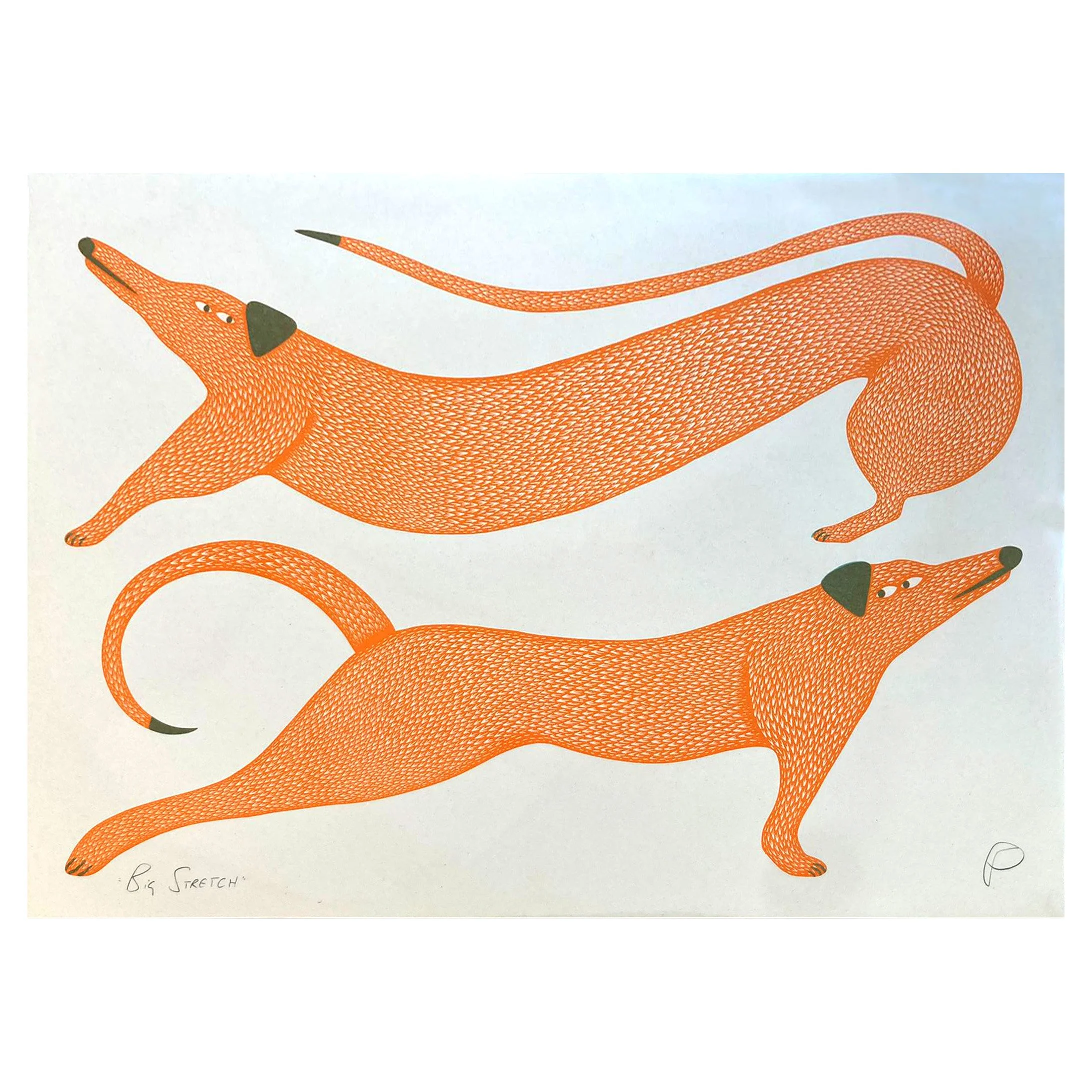 Big Stretch Risograph (unframed)