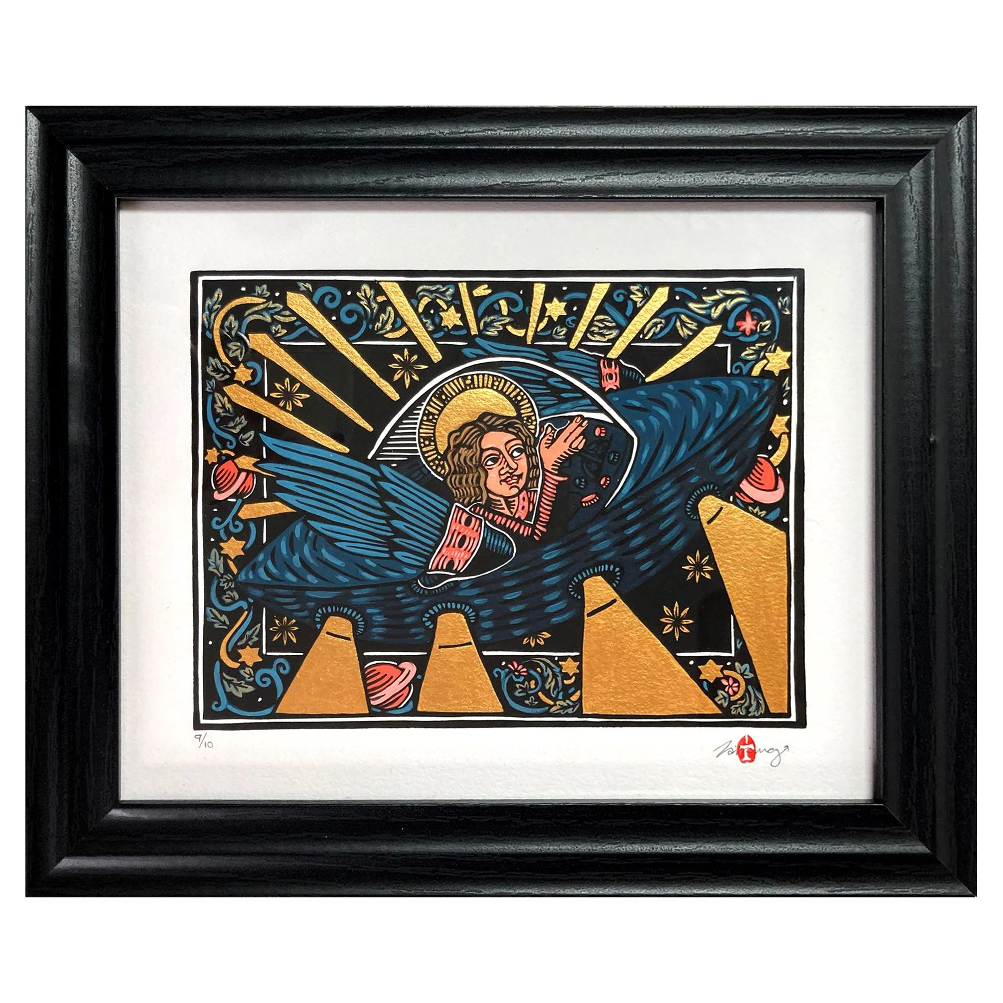 Westward Leading - full colour (framed)