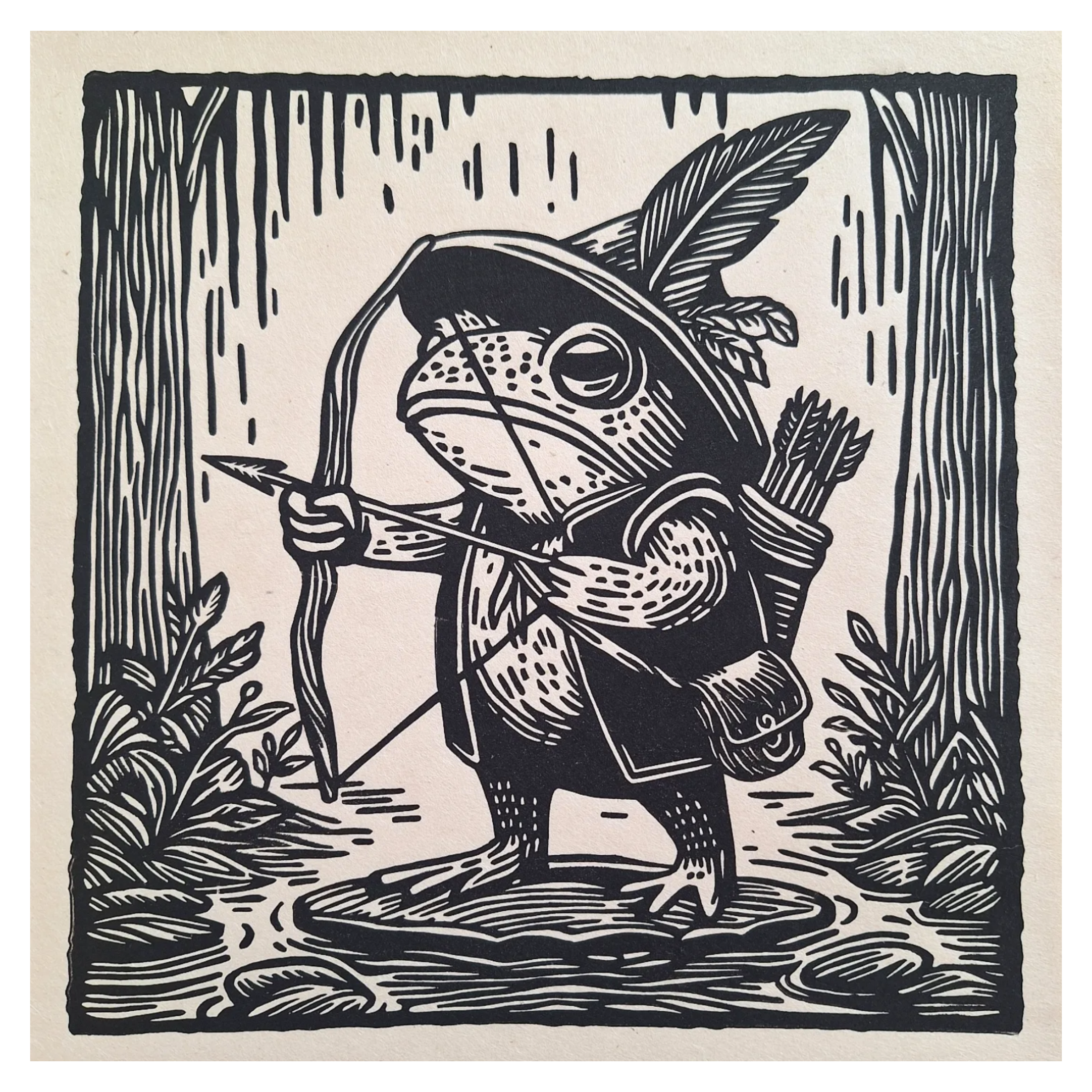 Froggin Hood (unframed)