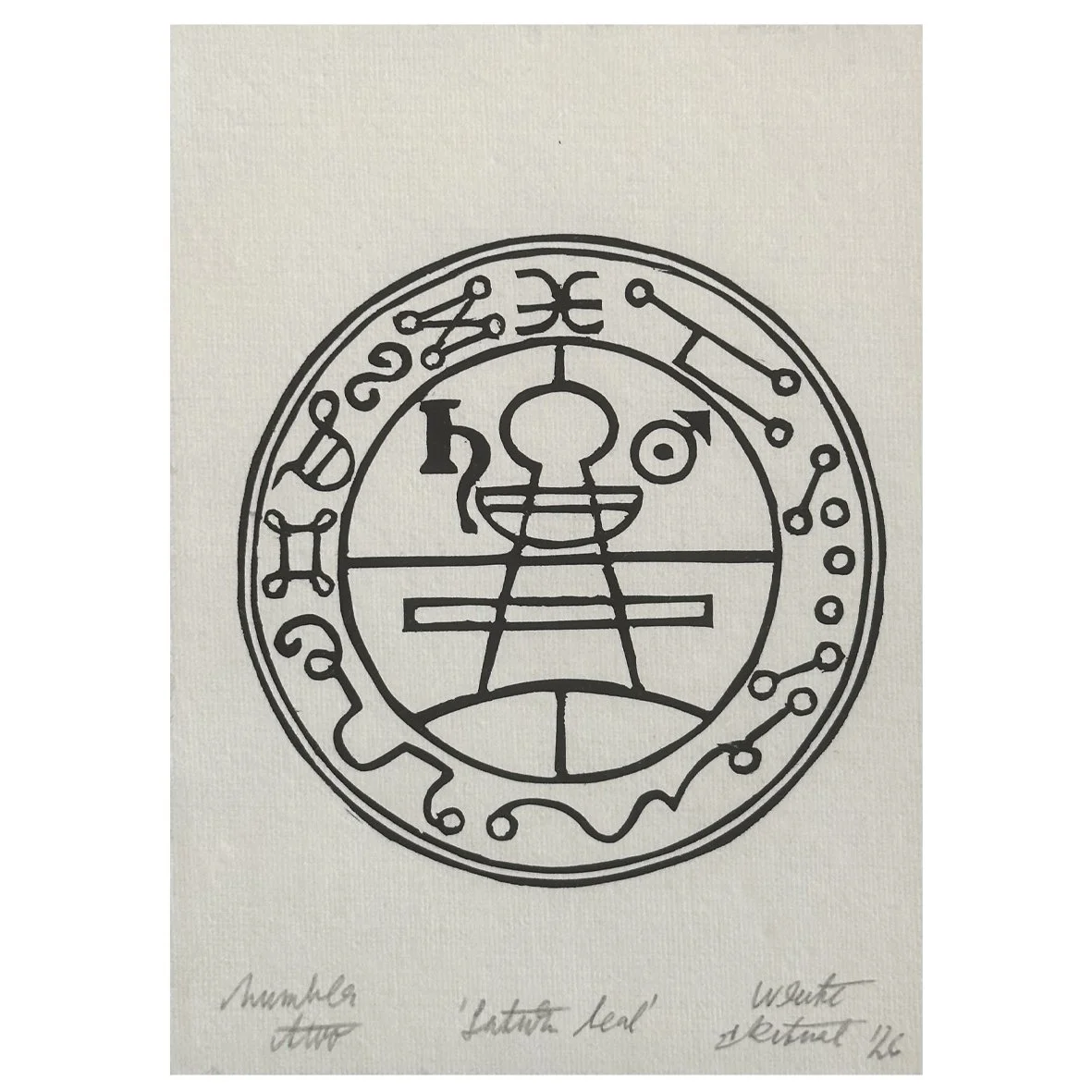 Saturn Seal (unframed)