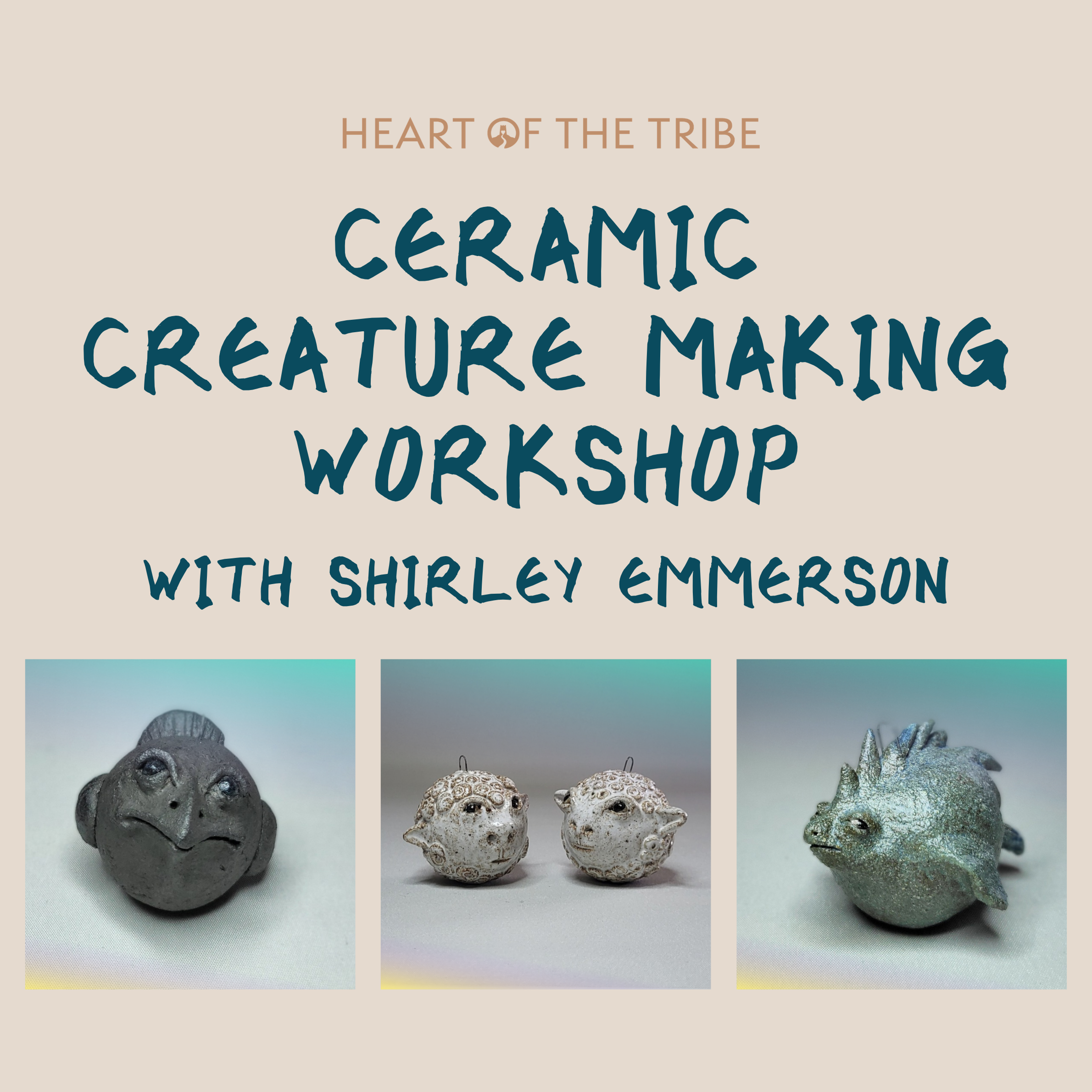 Workshop: Ceramic Creature Making