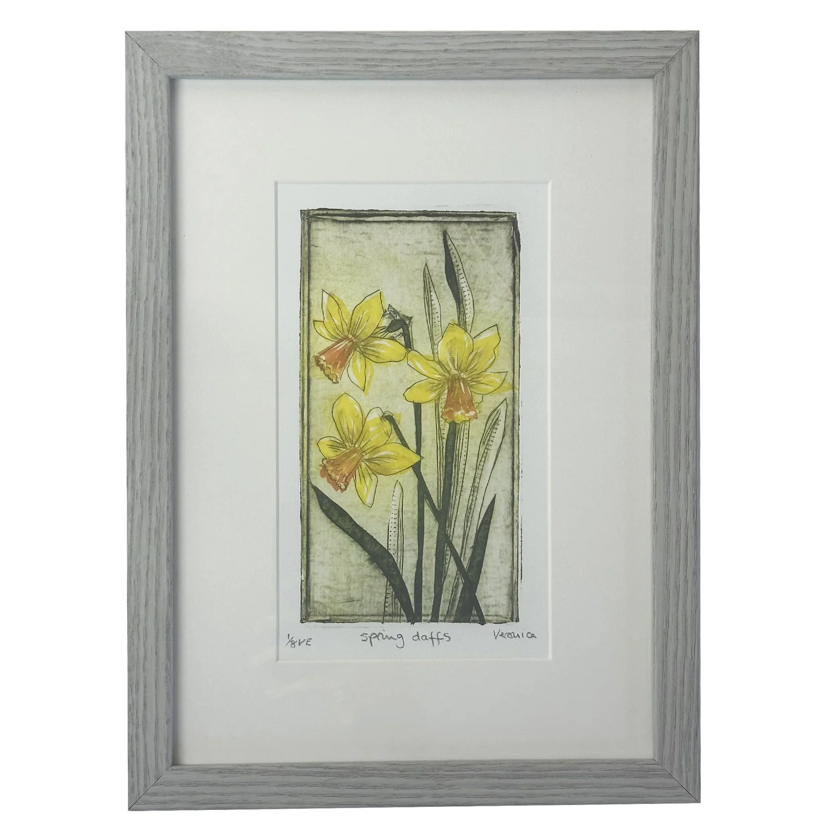Spring Daffs (framed)