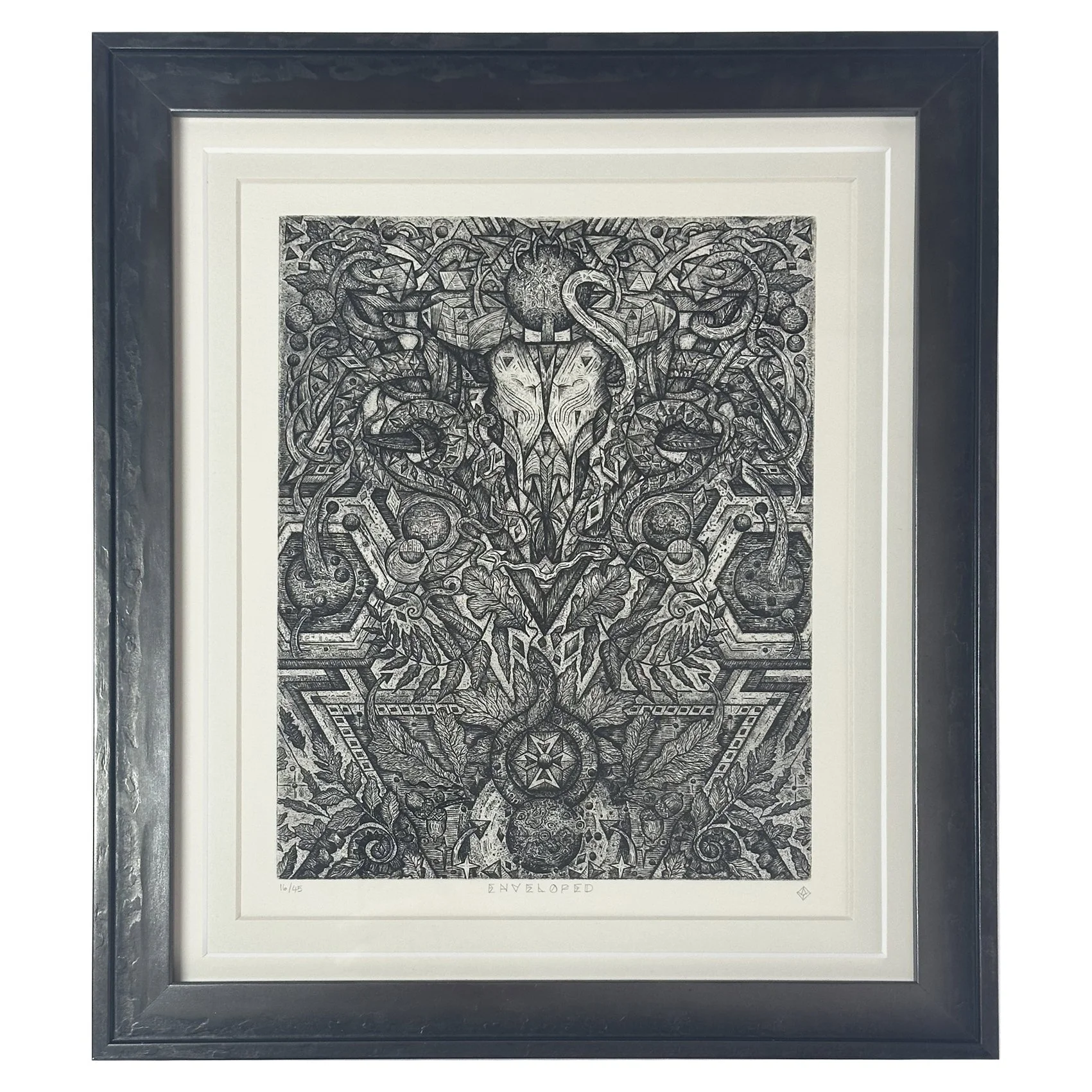 Enveloped (framed)
