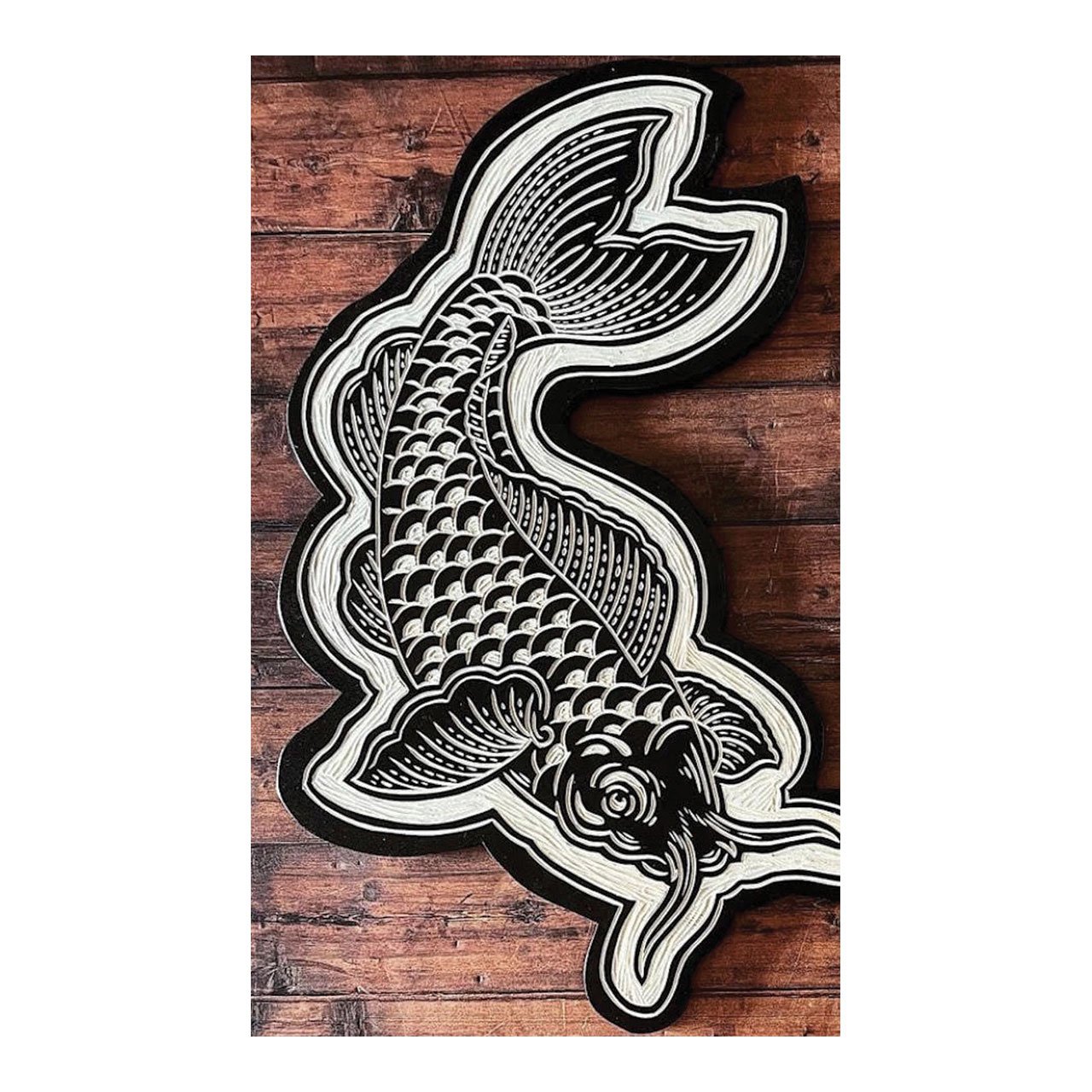 Koi (left)