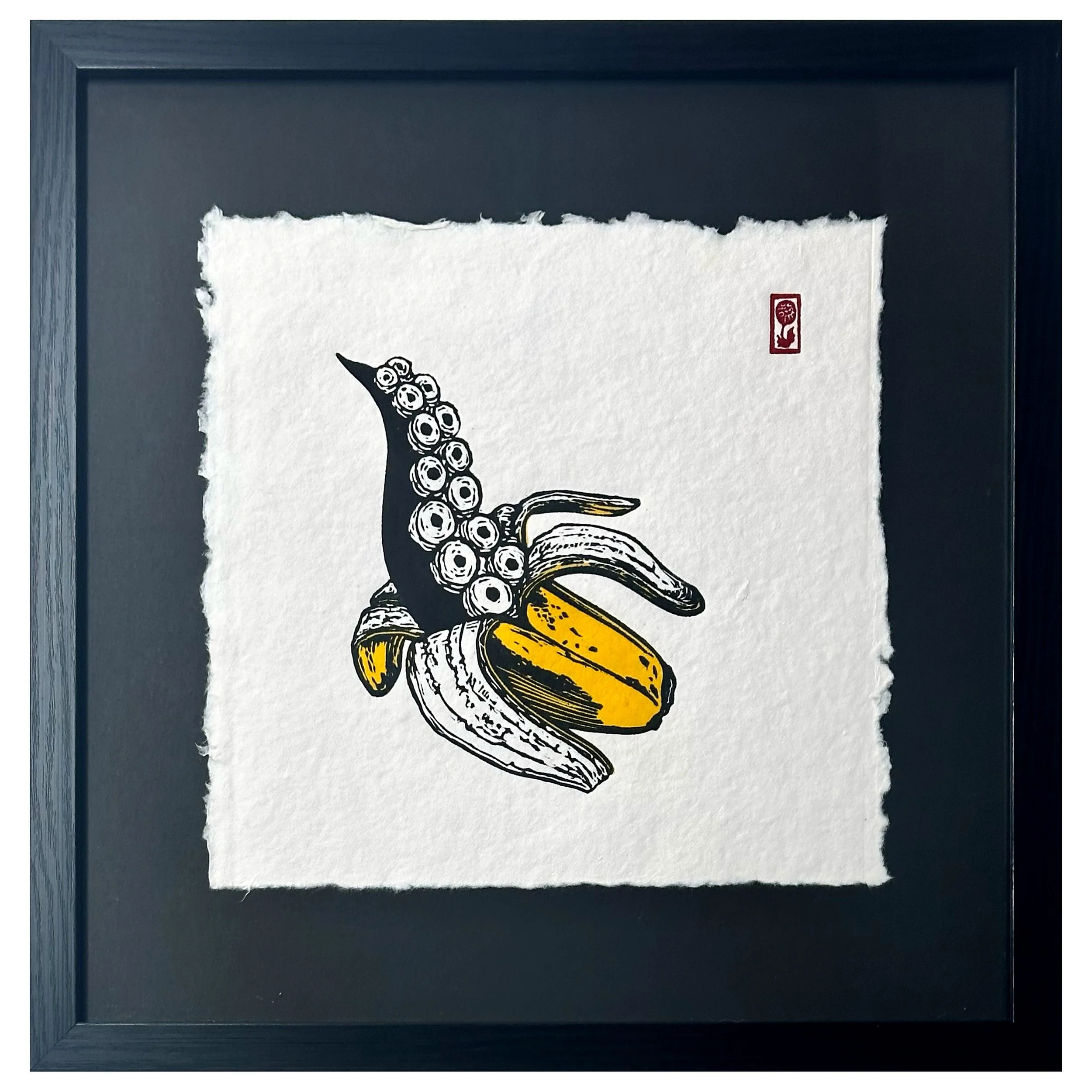 Banana Tentacle (framed)