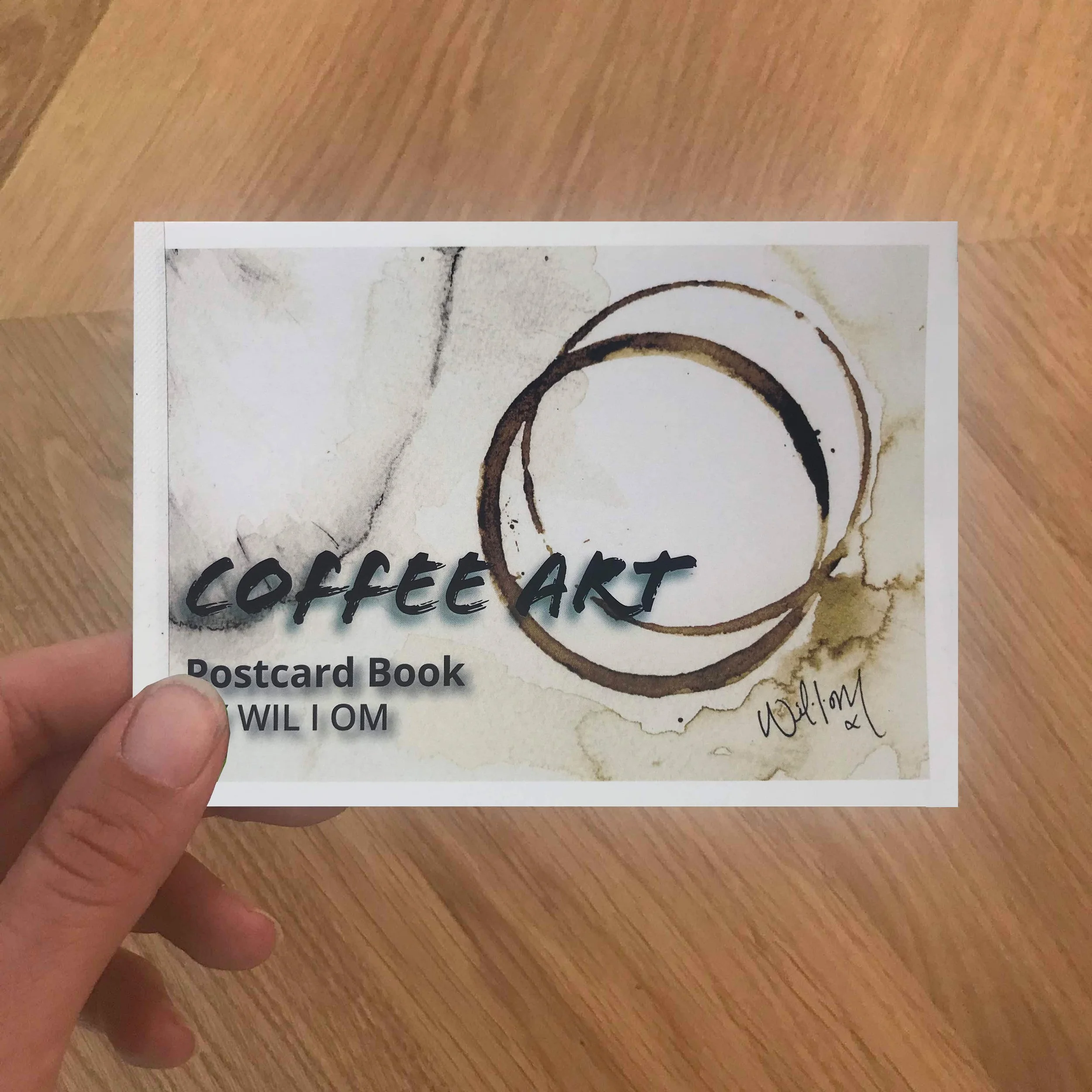 Wil I Om Postcard Book