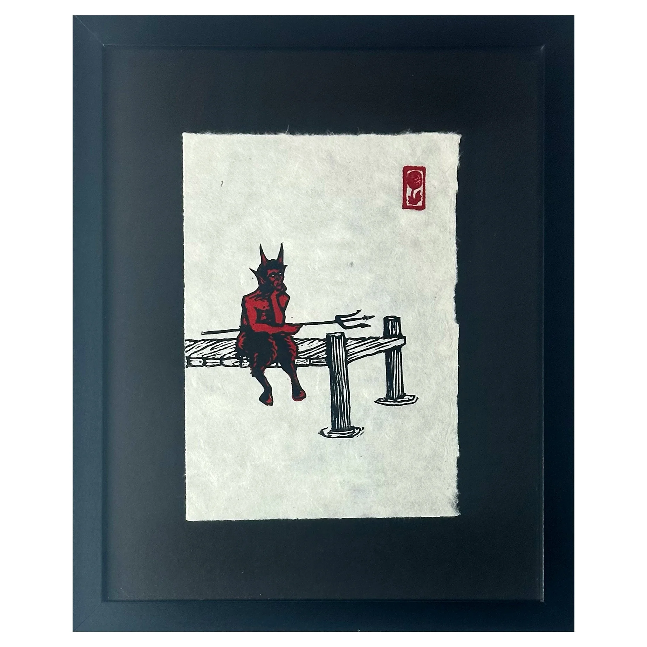 satan on the dock of the bay framed.jpg