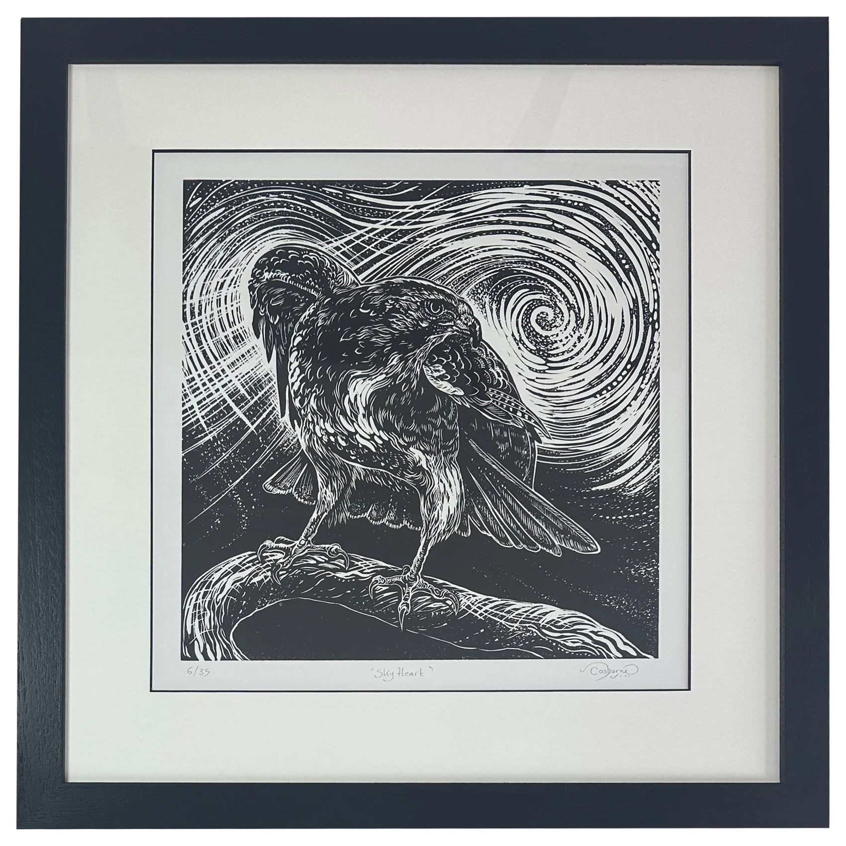 Sky Heart (framed)