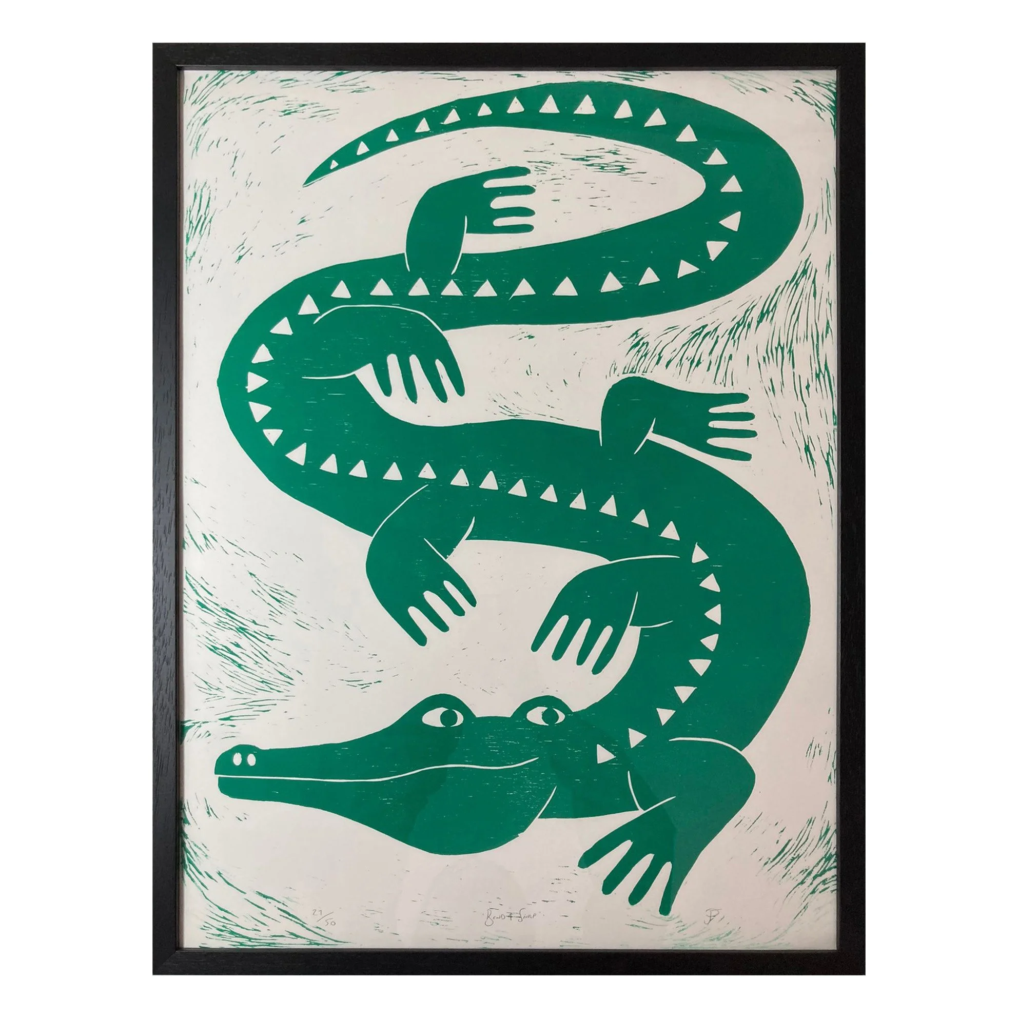 Bend and Snap (framed)