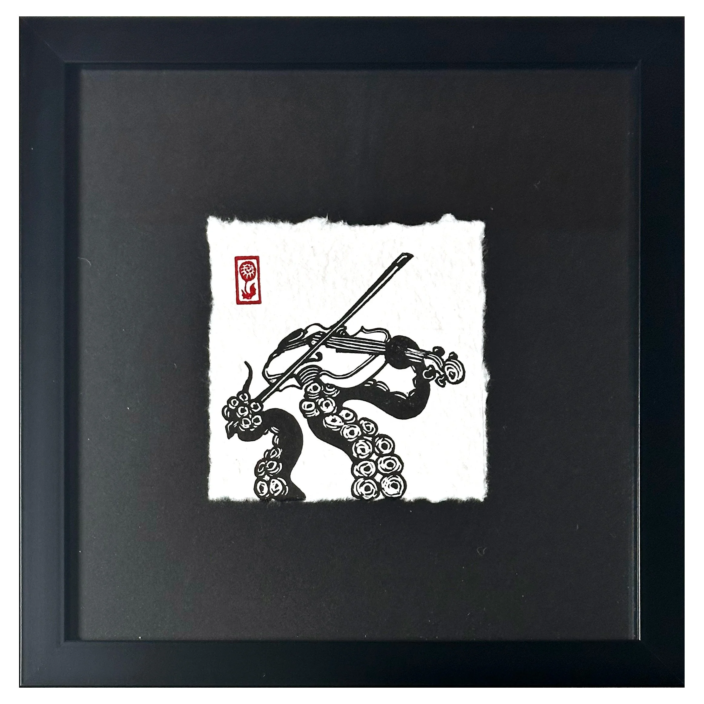 Tentacles: Violin (framed)