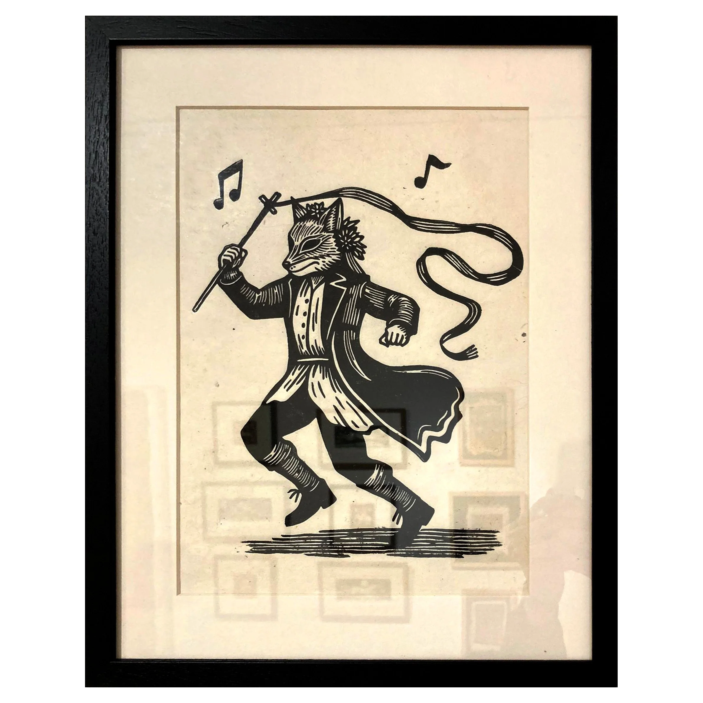 Mummers - Fox (framed)