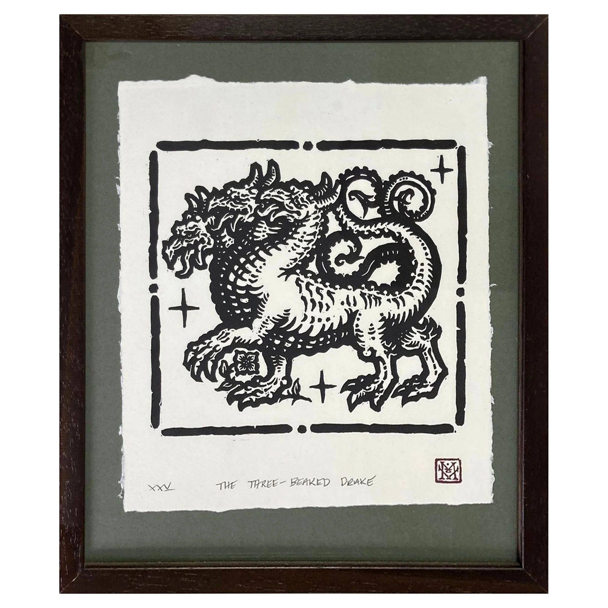 The Three Beaked Drake (framed)