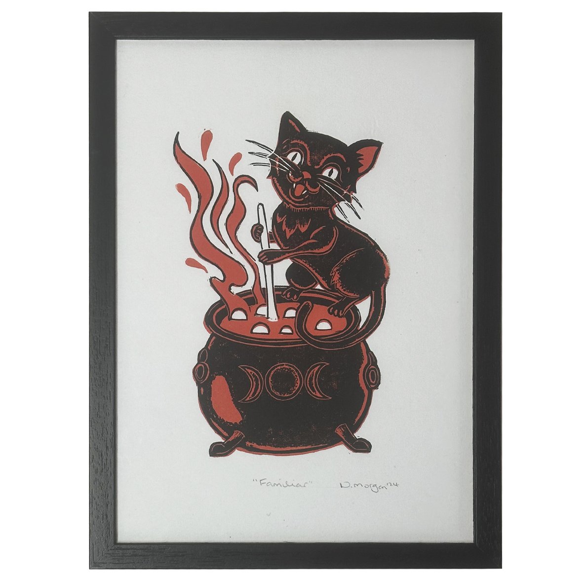 Familiar - Red (Framed)