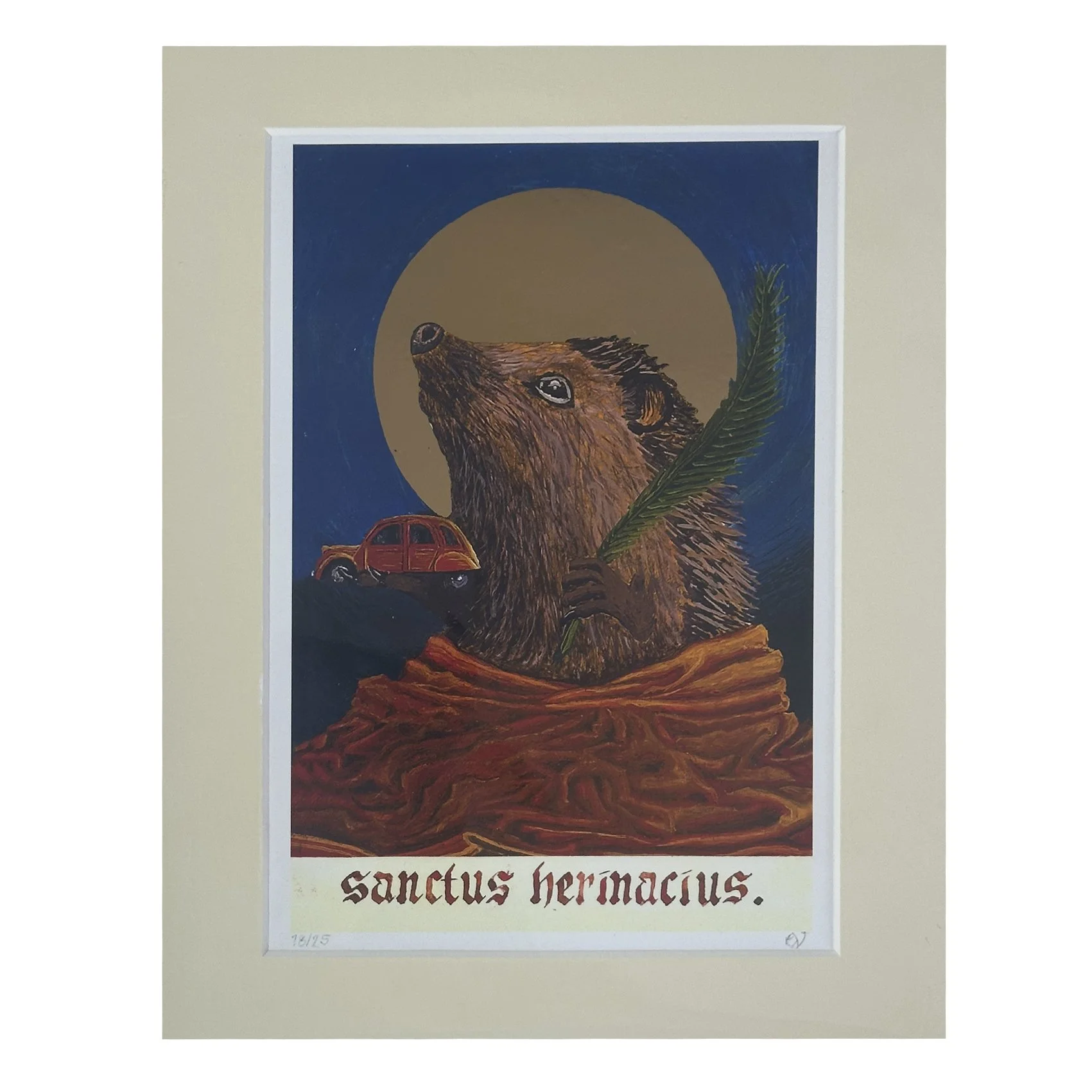 Sanctus Herinacius (unframed)
