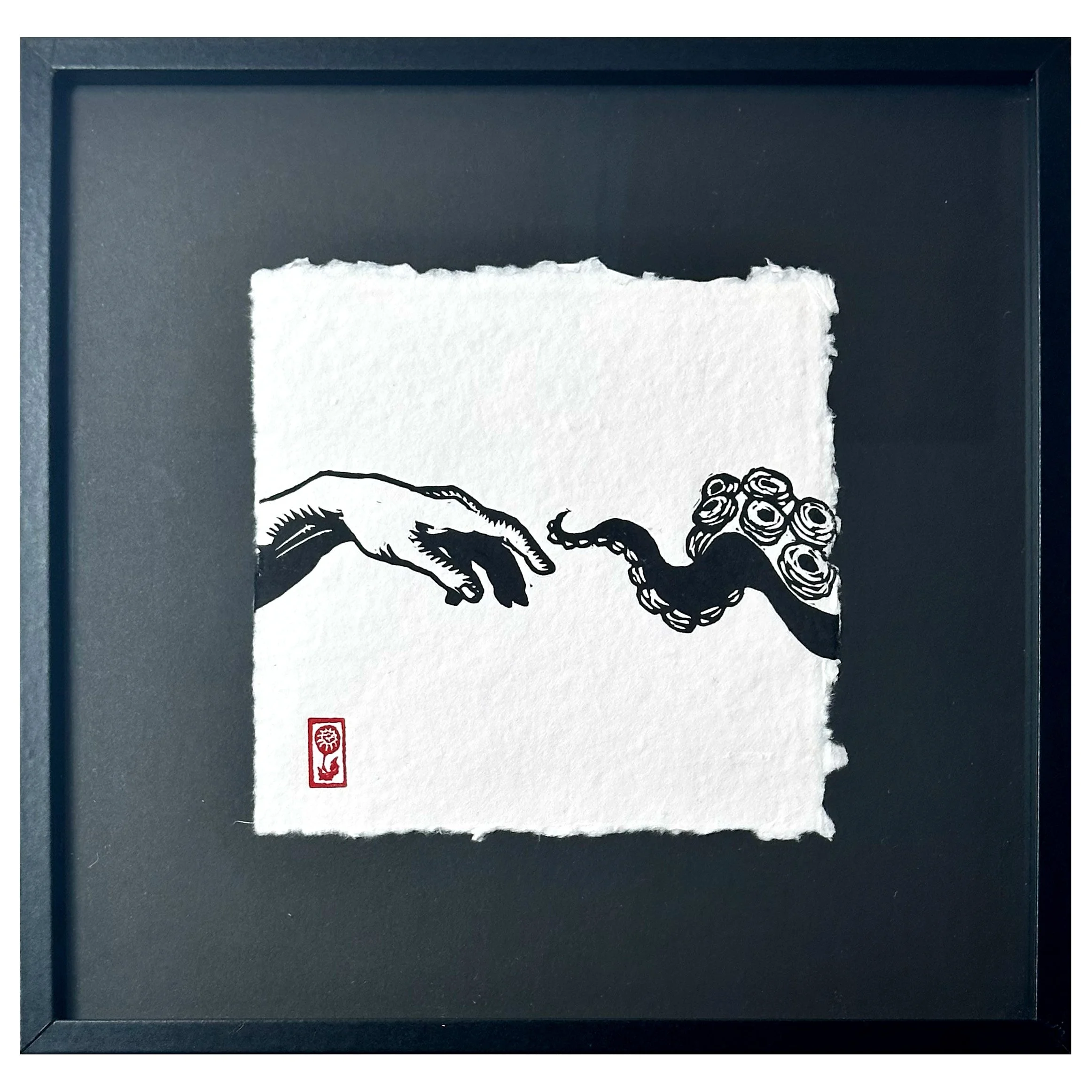 Creation of Adam (framed)