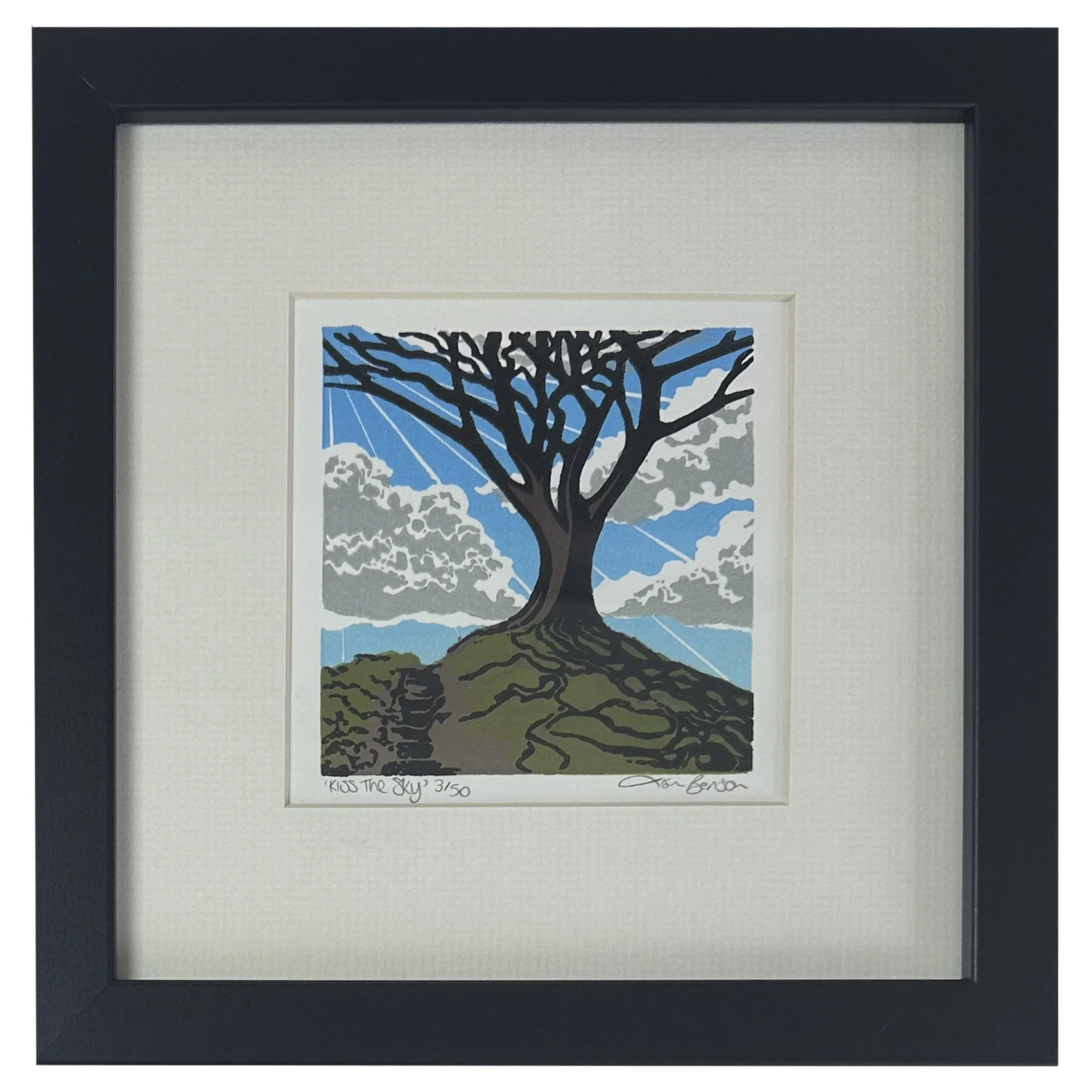 Kiss The Sky (framed)