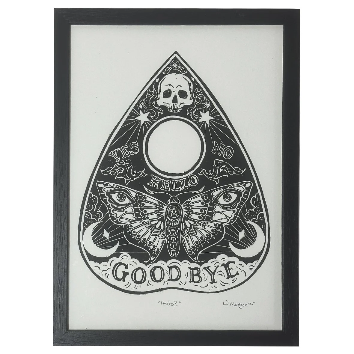 Hello? - black (Framed)