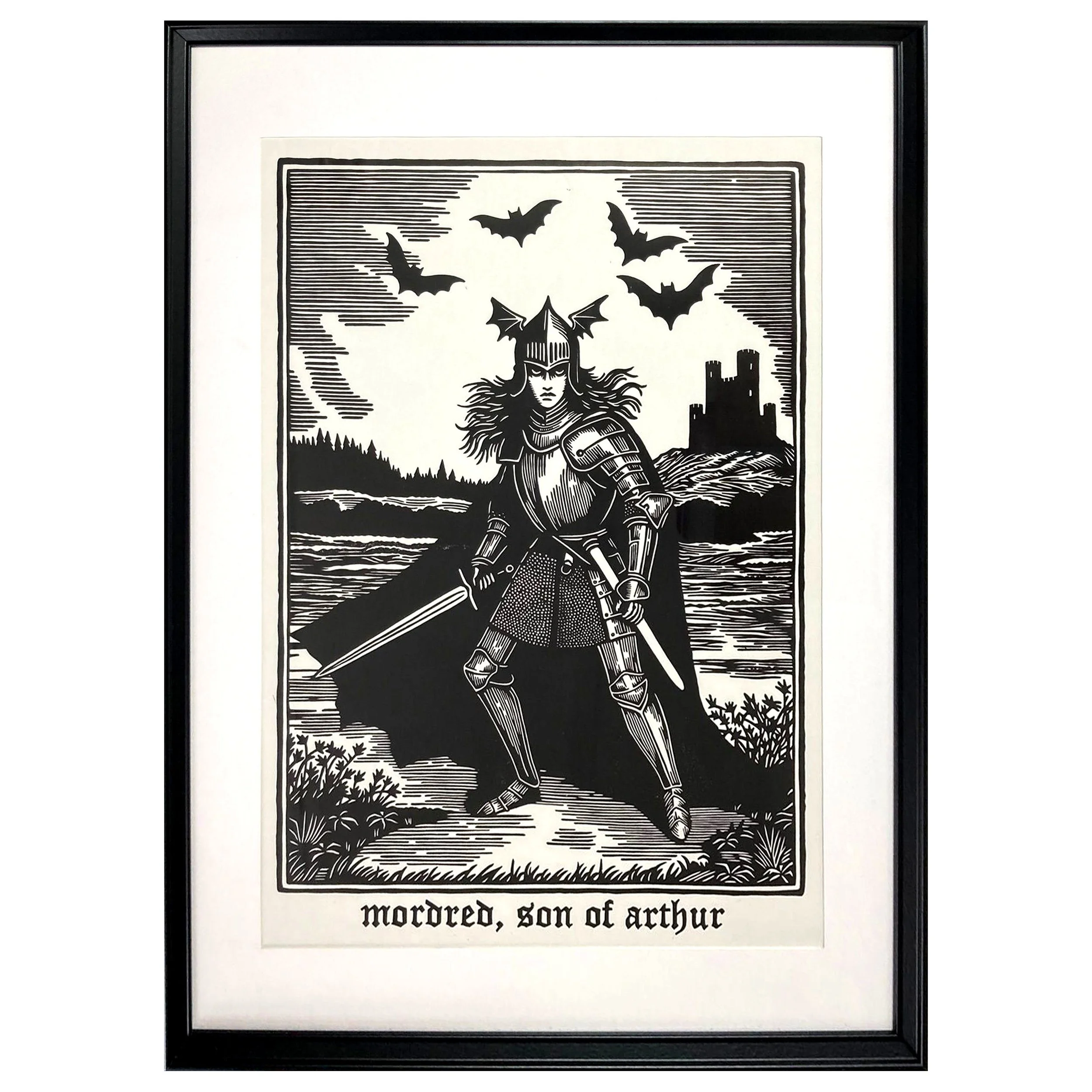 Mordred, Son of Arthur (framed)