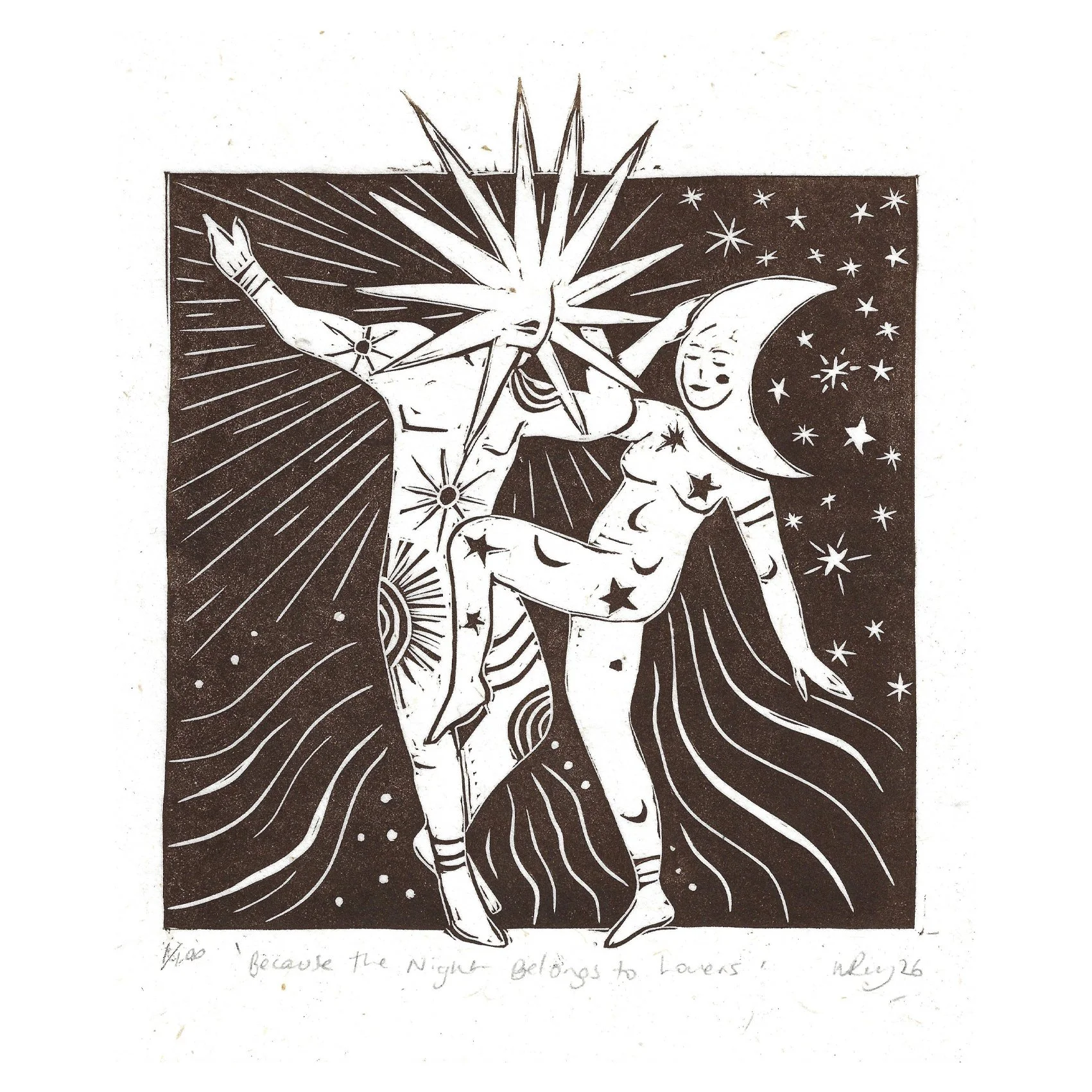 Because the Night Belongs To Lovers (unframed)