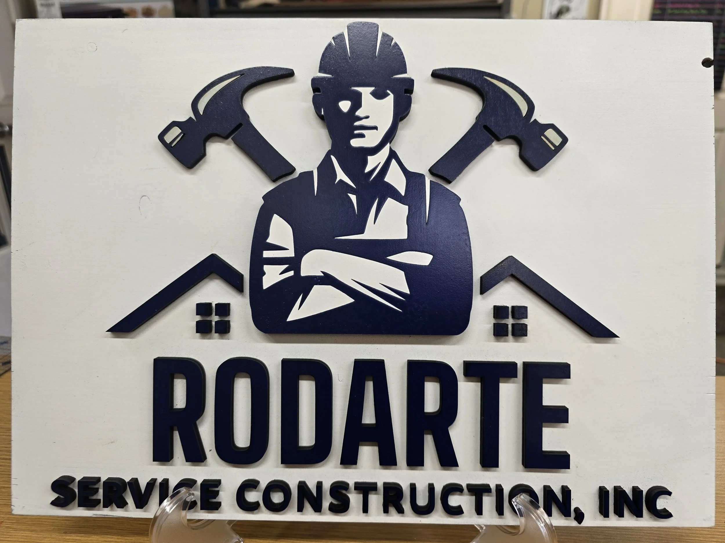 12x16 inch Custom Logo Replica