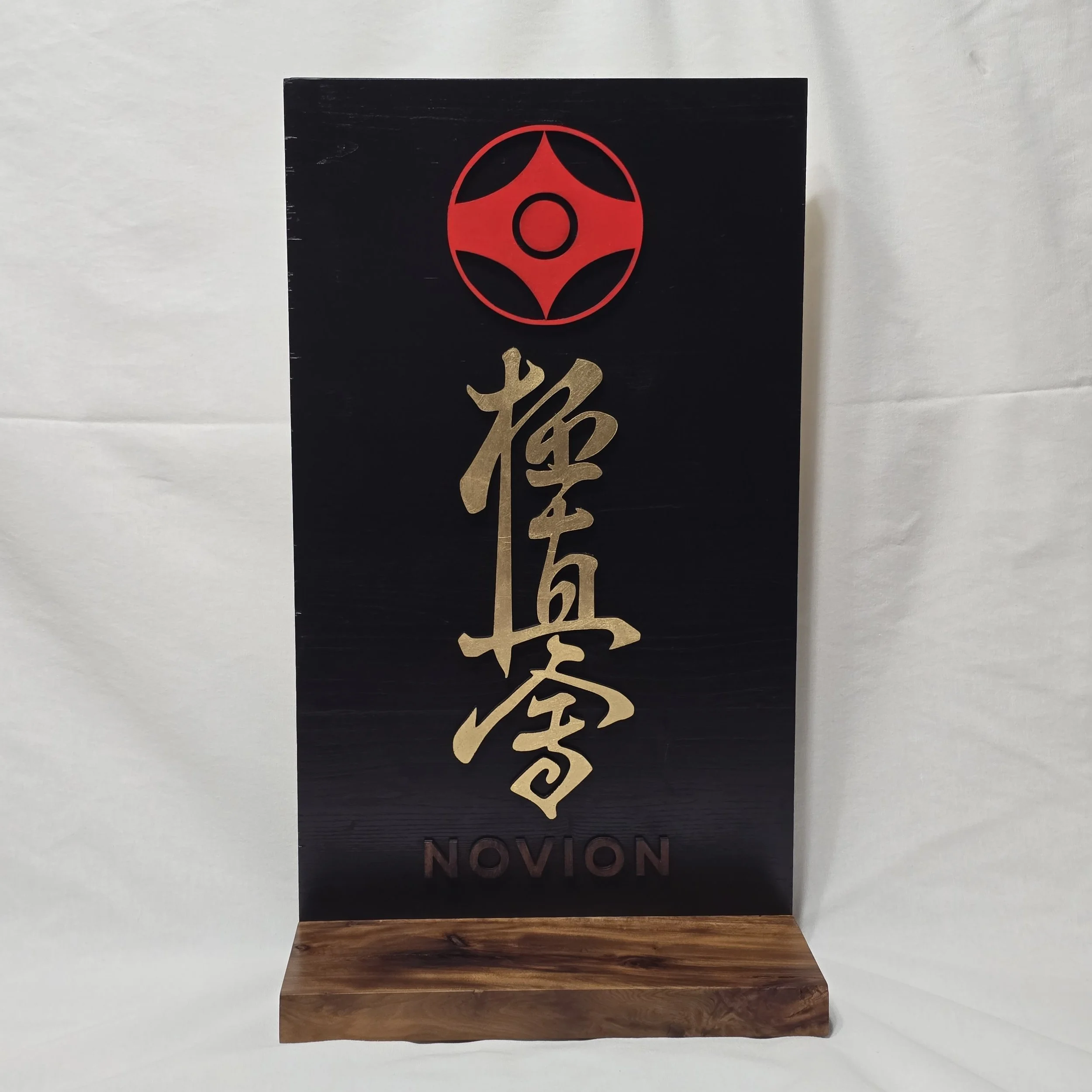 12x22 Kyokushin Shelf with Gold Leaf