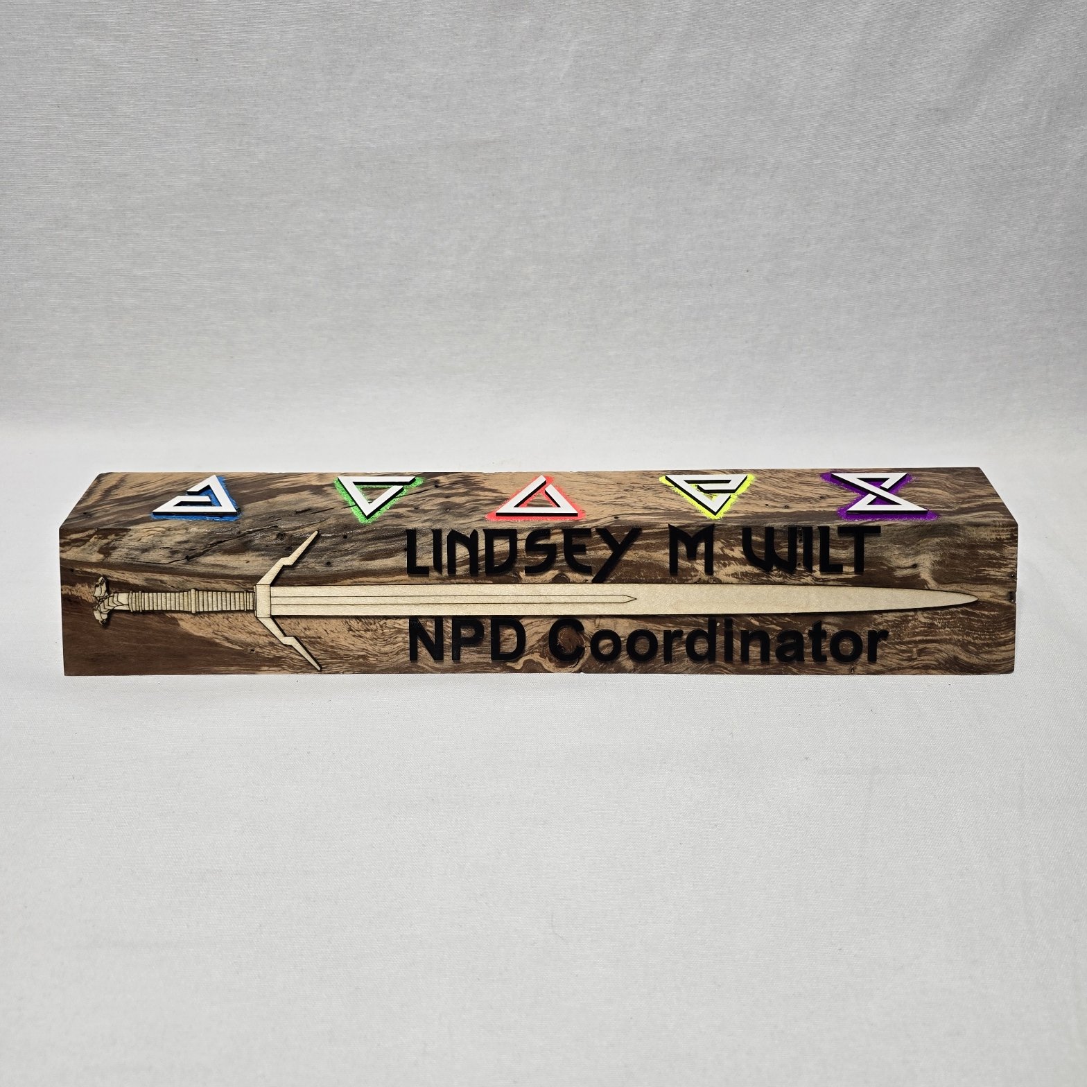 18x3x3 Desktop Nameplate