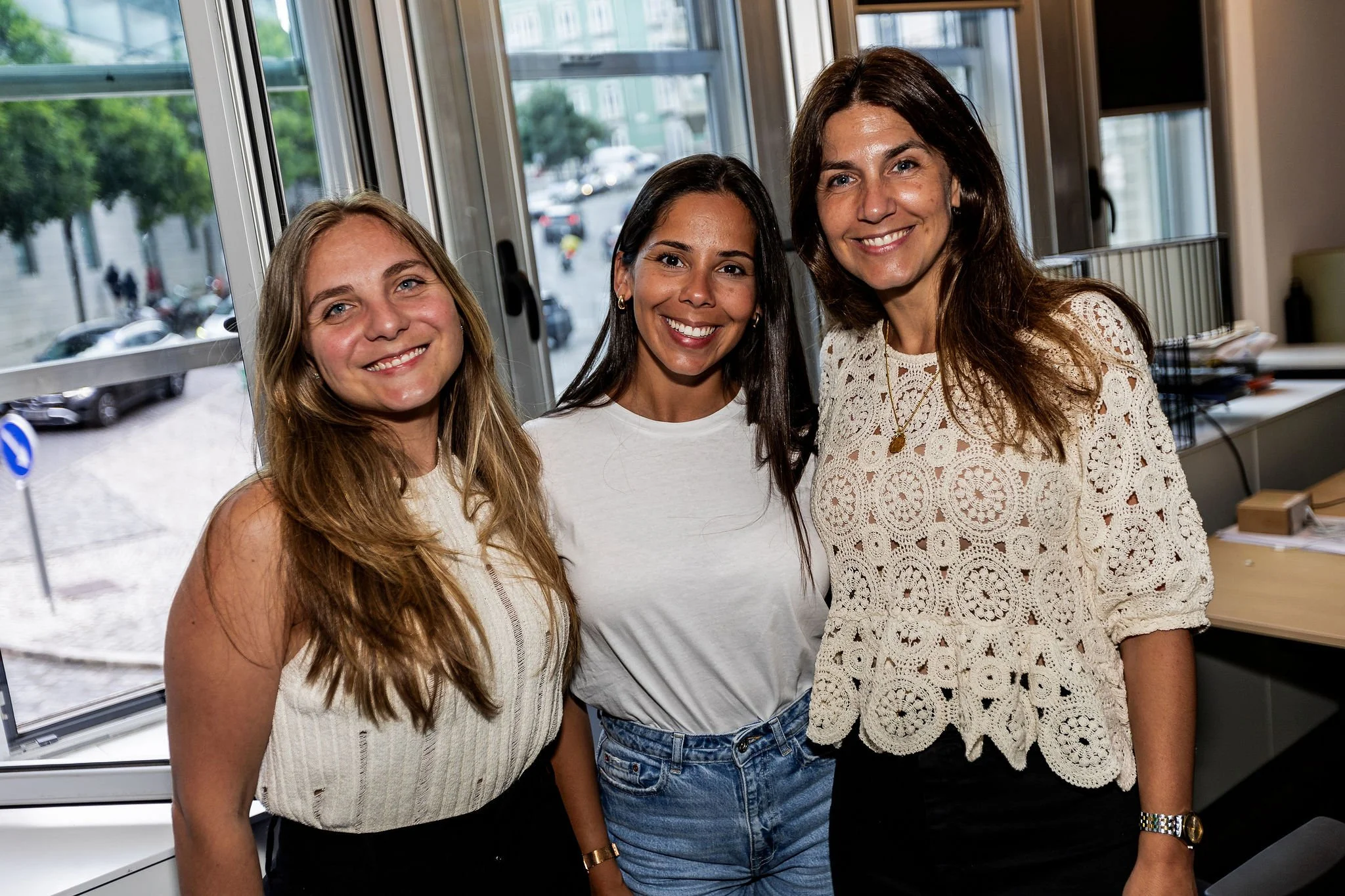 colleagues at velv having fun