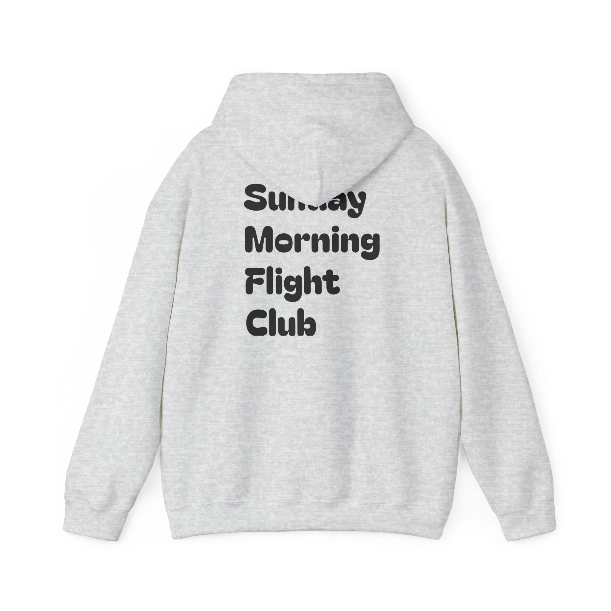 Unisex Heavy Blend™ Hooded Sweatshirt "Sunday Morning Flight Club"