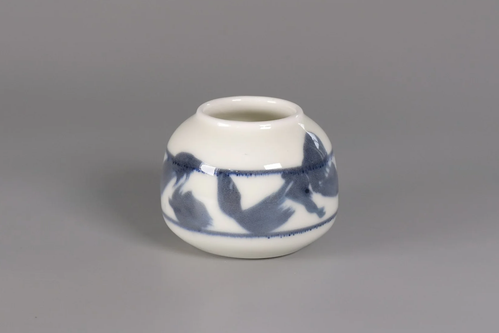 Minivase "blue and white"