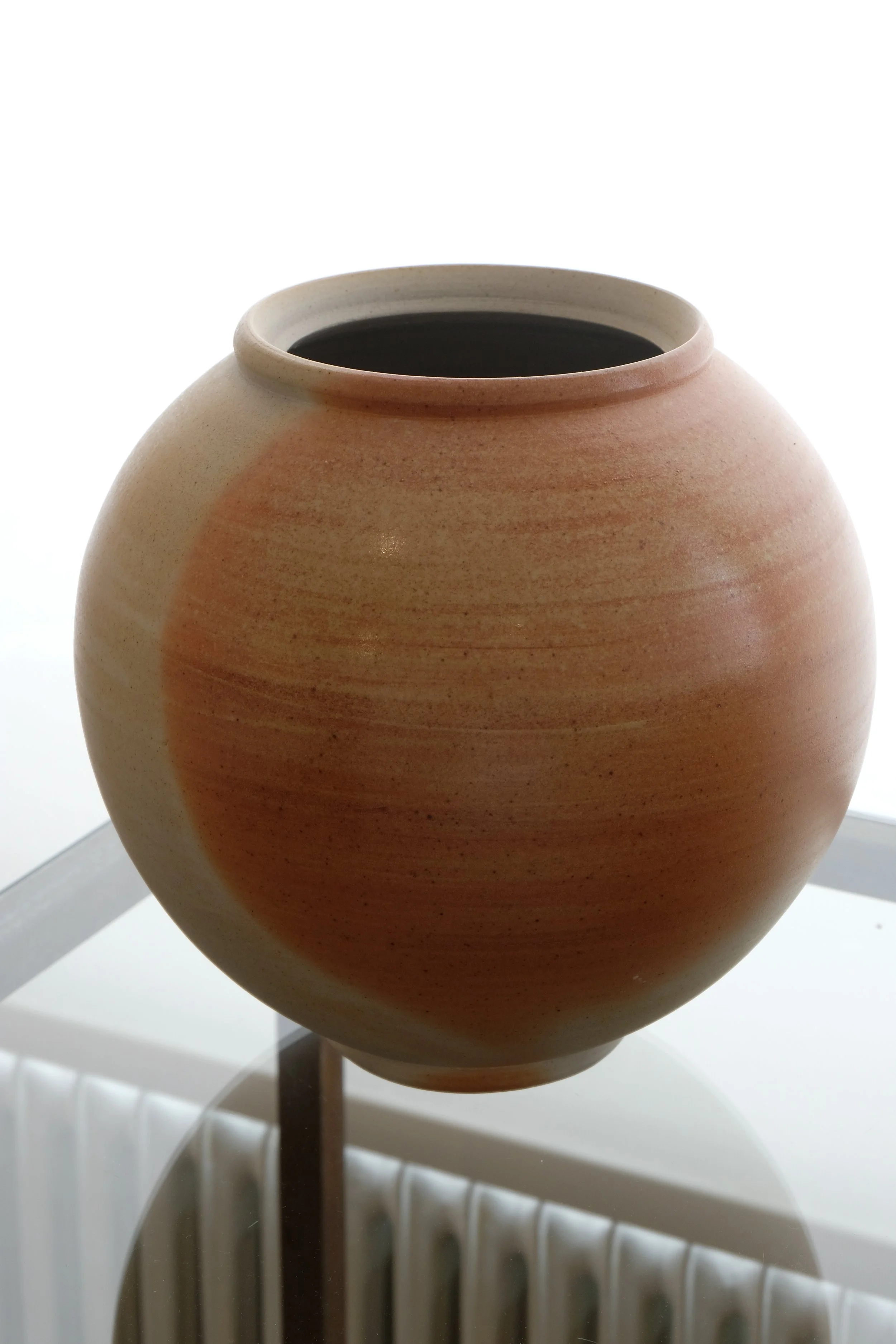 vedbrent månekrukke moon jar brent i girel 3e vedovn