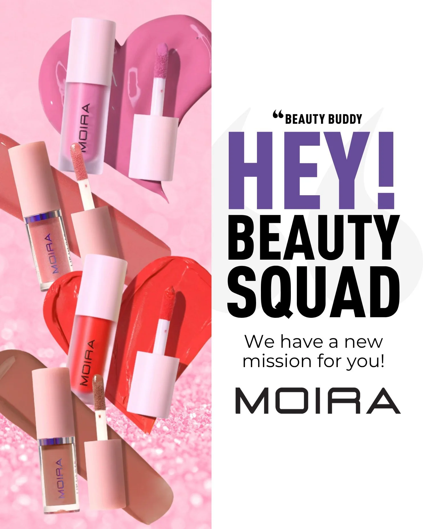 Get ready for the perfect flush and shine! 💖 We're thrilled to announce we're teaming up with @moiracosmetics for a new mission featuring their beautiful Love Steady Liquid Blush and Lip Glaze Oil Plumper! 🤩

This perfect duo is your secret weapon 