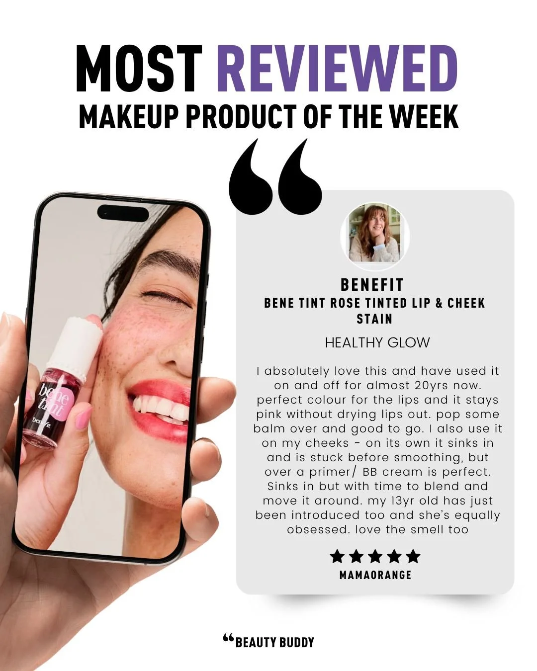 ✨ Let's get glam! ✨

Want the inside scoop on the hottest beauty products? 🔥  Check out the most reviewed items on the Beauty Buddy App and discover your new faves! 💖

💄 From skincare saviors to haircare heroes and makeup must-haves, we've got you