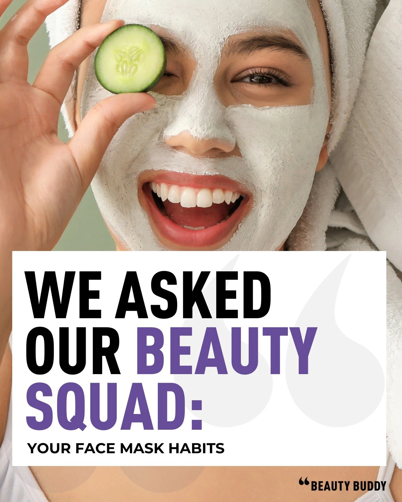 Face Mask Fanatics, listen up! 🧖‍♀️ Masks are officially more than a Sunday splurge! They're an essential! But with so many options (clay, sheet, overnight!), we had to ask: How are YOU masking? 🤔
We dug into the Beauty Buddy community's routi