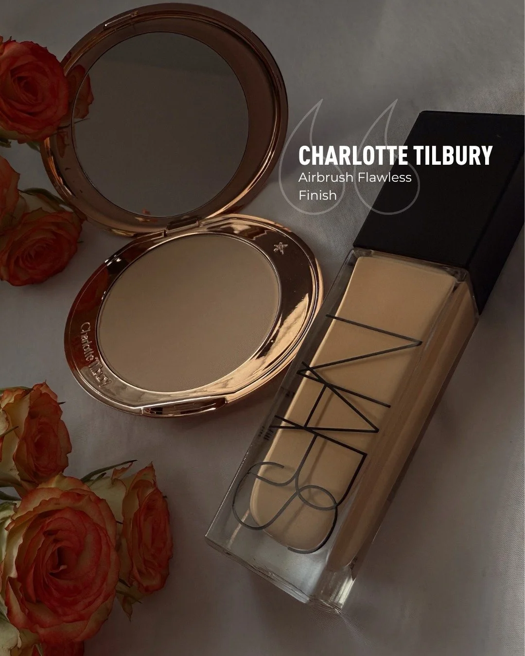 ✨ Achieve a flawless, silky finish! ✨ Our Beauty Buddy khrystynaa_kozlovska is raving about the @charlottetilbury Airbrush Flawless Finish Powder and @narsissist concealer! 💖
She highlights that this powder is simply perfect, making her skin look s