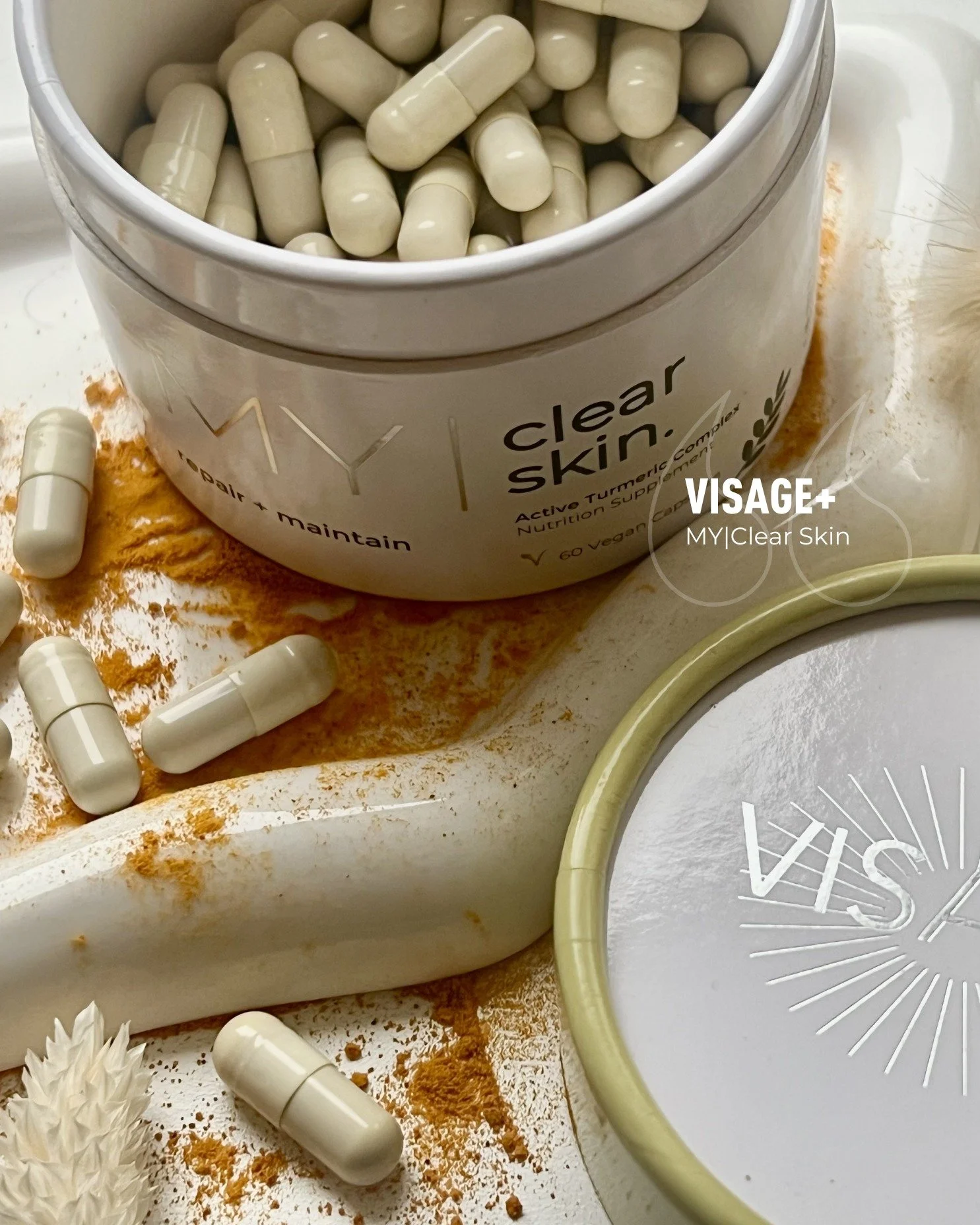 ✨ Get that Glow That Starts Within! ✨ Our Beauty Buddy @Angia_cal is raving about the @visageplus.ie  MY | Clear Skin capsules! 💖

She says these vegan turmeric capsules are helping calm her skin, reduce redness, and bring back her natural radiance!