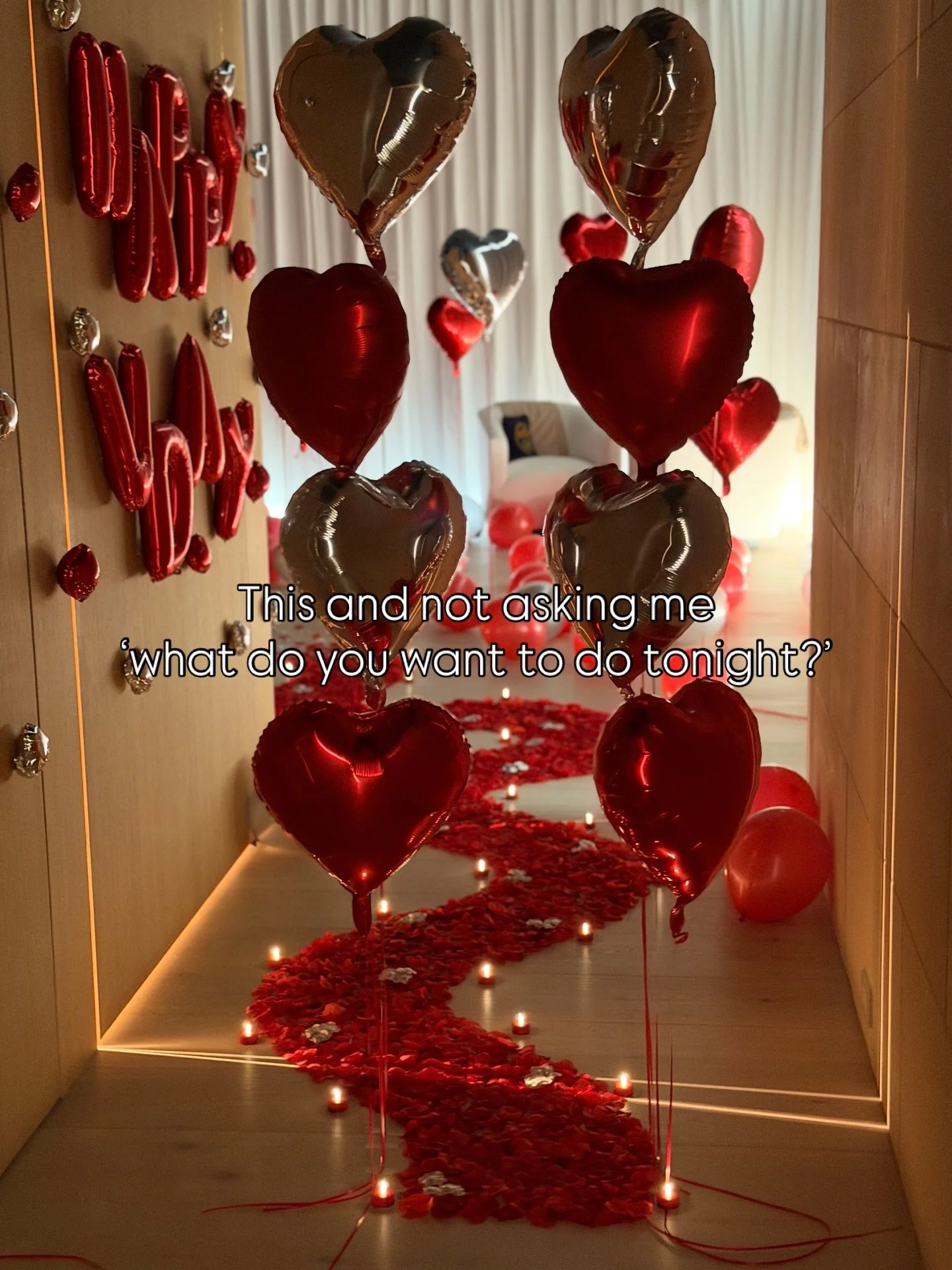 Stop asking her what she wants to do tonight.

Show up with a surprise instead.

Dallas romantic room setups
Limited availability.

#DallasDateNight
#DallasRomance
#birthdaysurprise 
#romanticsurprise 
#Experiences