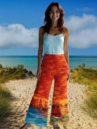 Red Sails Carla Palazzo Pant