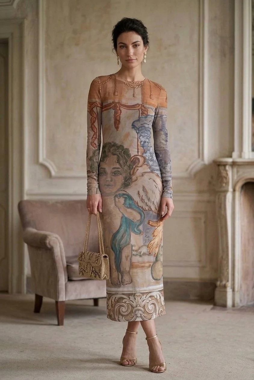 Chateau Reverie Daniela Dresss Model_front_beige room.jpg