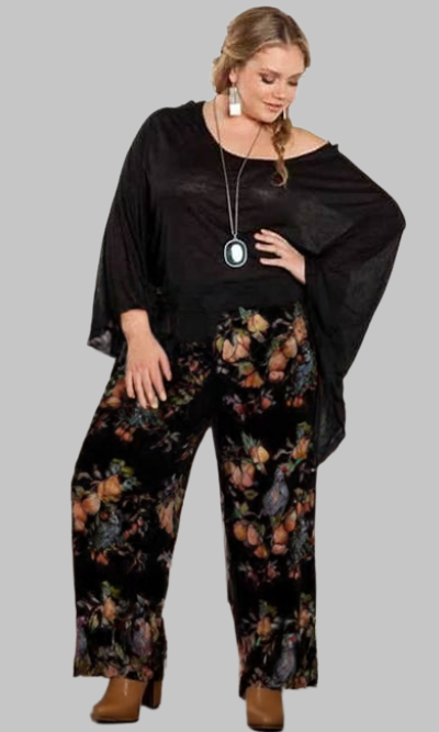 Plus Model in Black Partridge Palazzo Pants.png