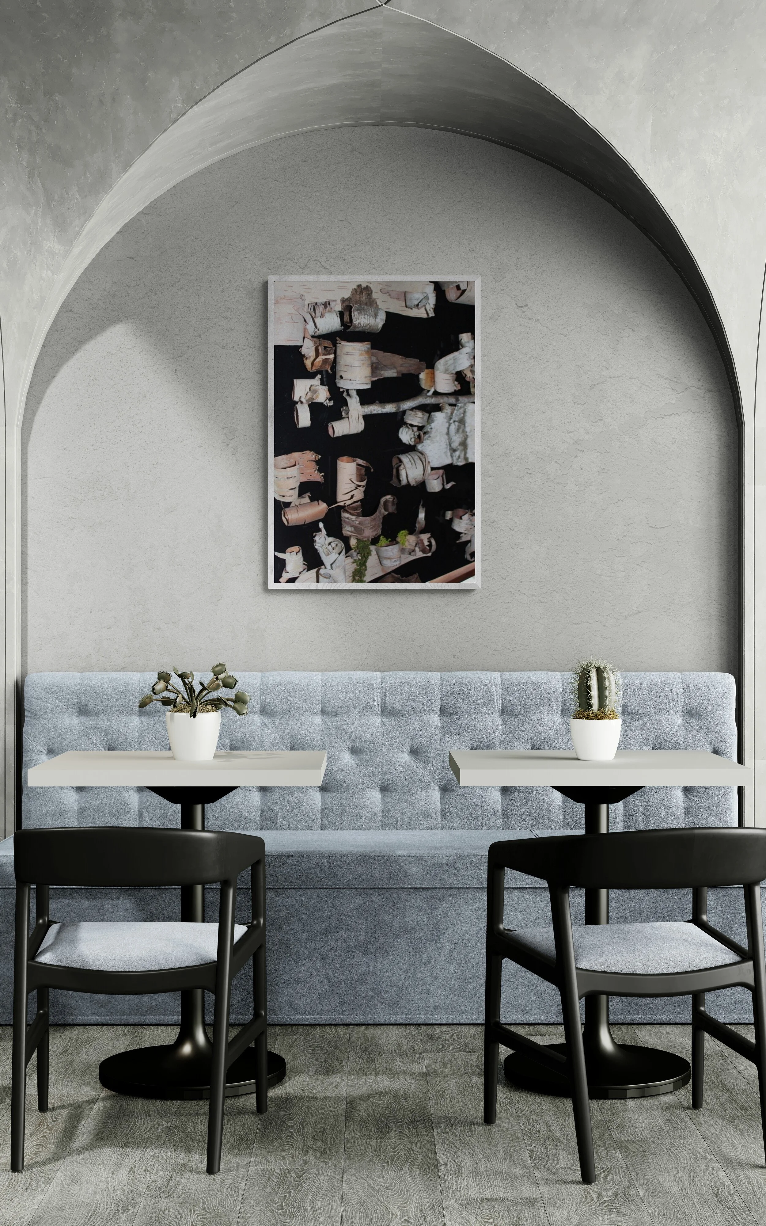 Birch bark art for a natural look in your home