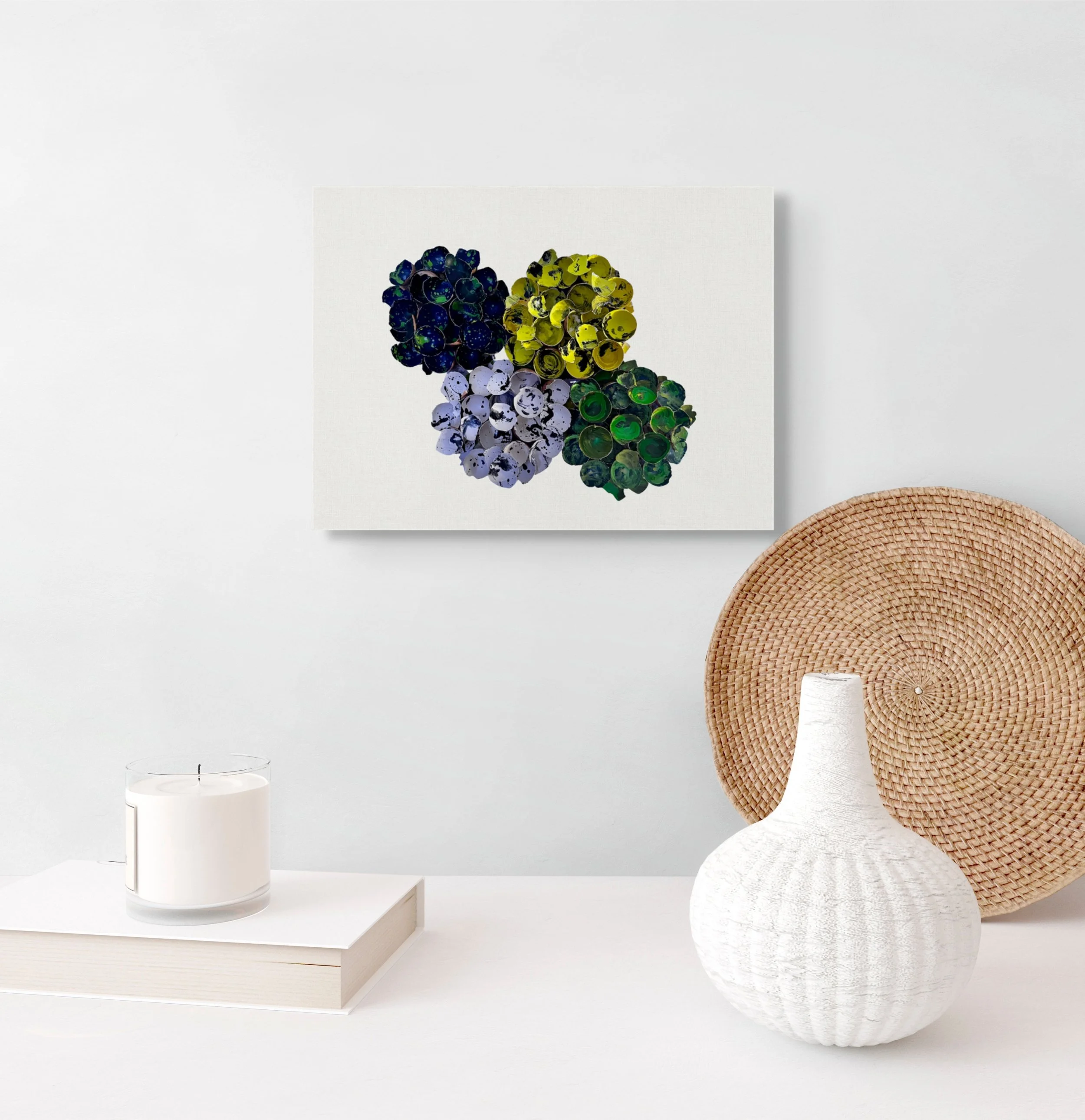 Three Dimensional Eggshell Art With Colourful Paint