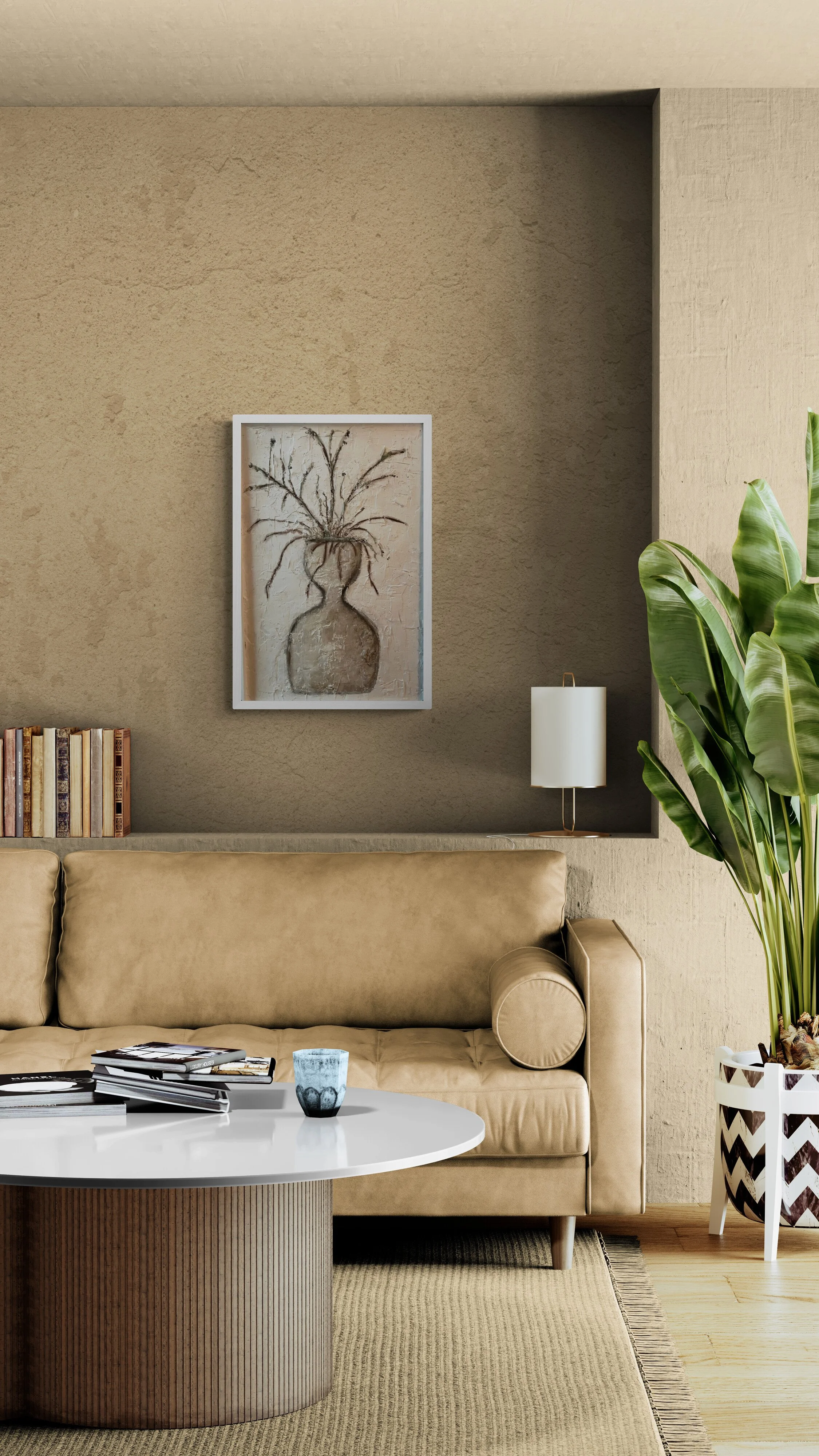 small organic texture on canvas by Third Wind Art