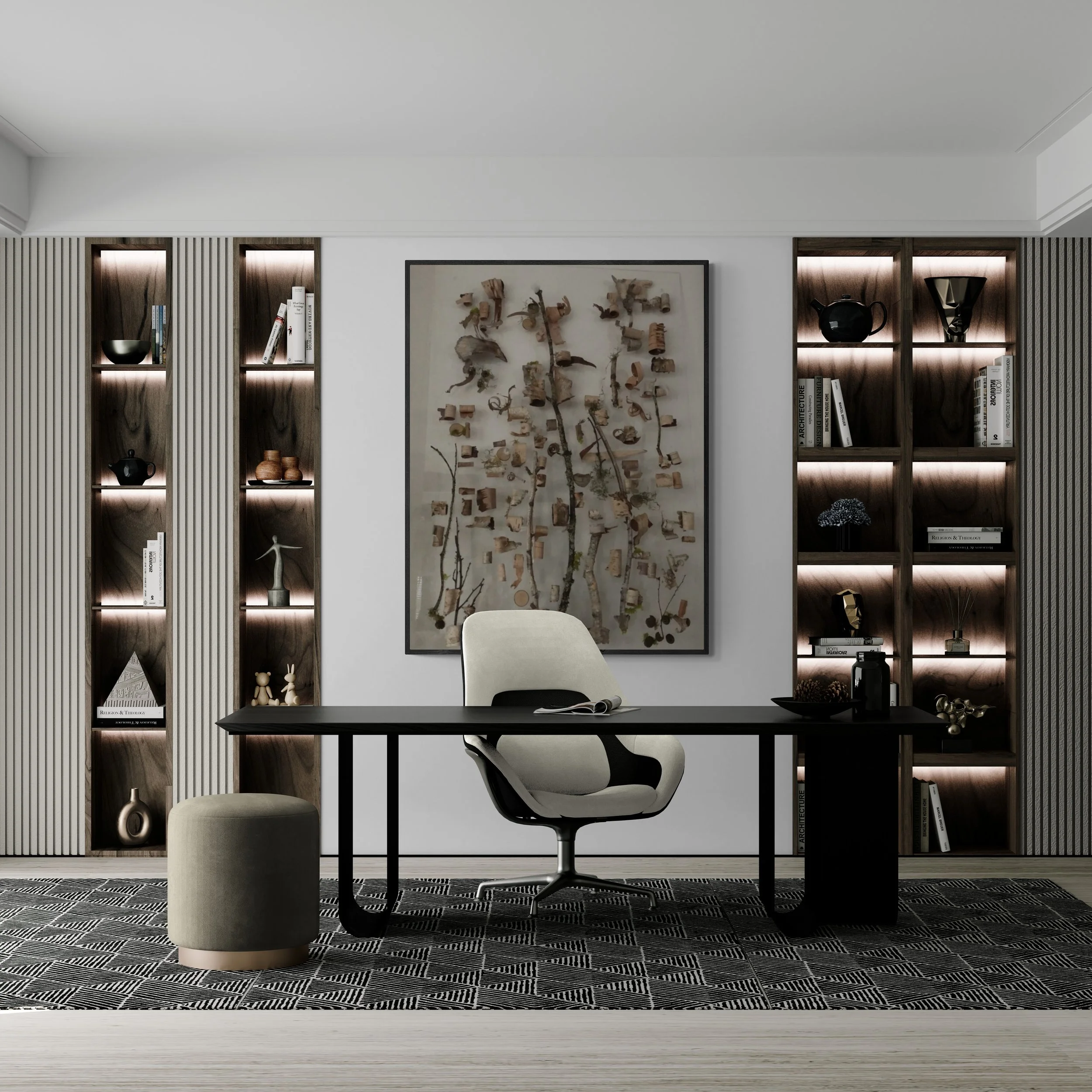 Sustainable birch bark art for a natural feeling in your home 