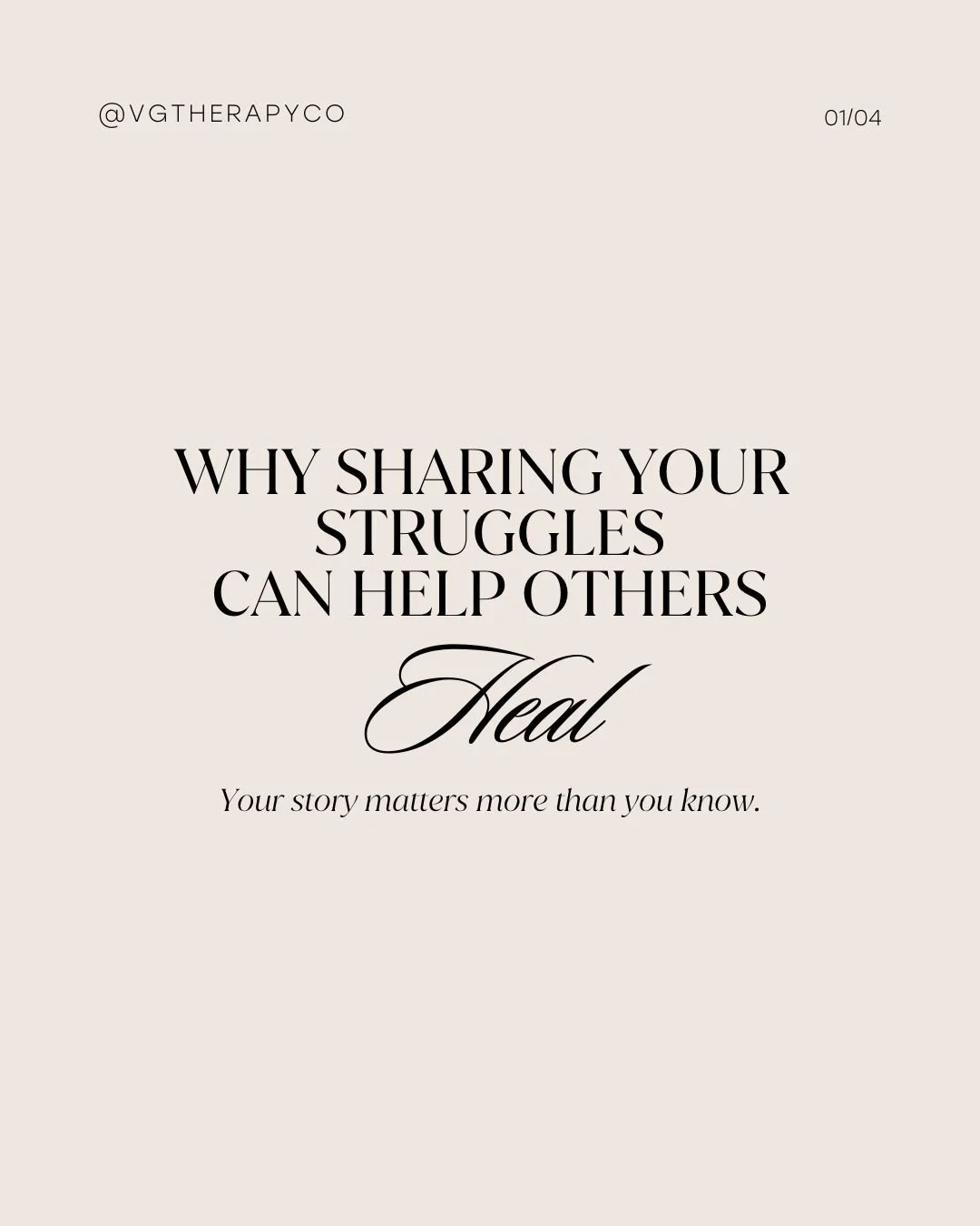 When you share your struggles, you not only lighten your own load&mdash;you also remind others that they are not alone. Your story may be the reason someone feels safe enough to seek help. 

Openness doesn&rsquo;t mean sharing every detail. It means 