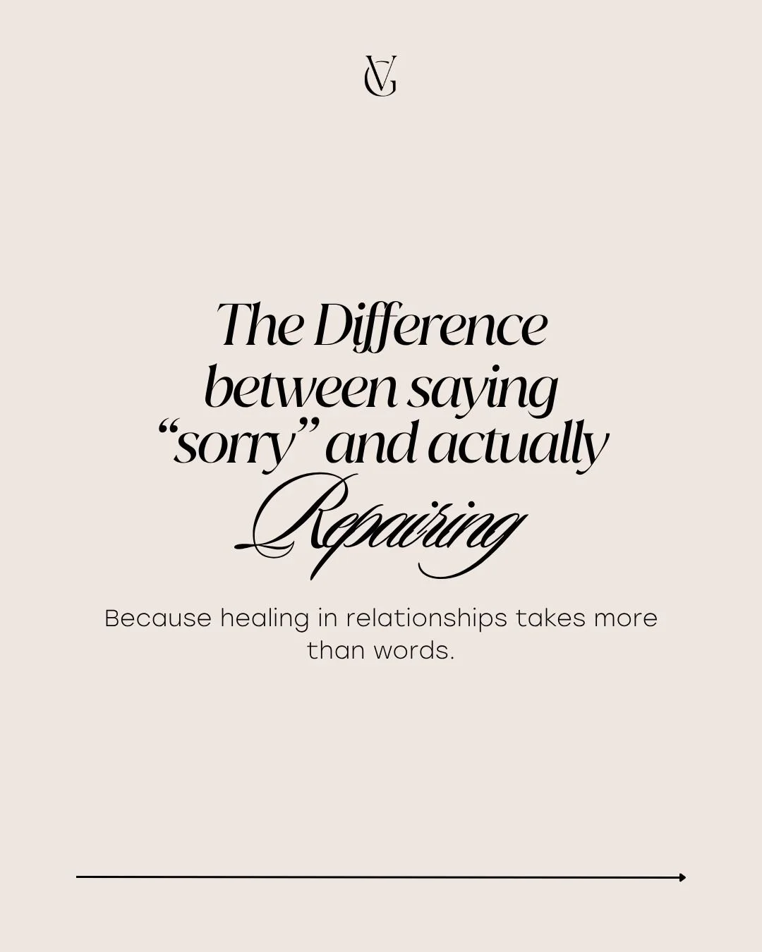 A genuine apology is a good start, but real healing happens in the repair. 

Repair isn&rsquo;t just saying &ldquo;sorry.&rdquo; It&rsquo;s listening with empathy, taking accountability, and showing through your actions that the relationship matters 