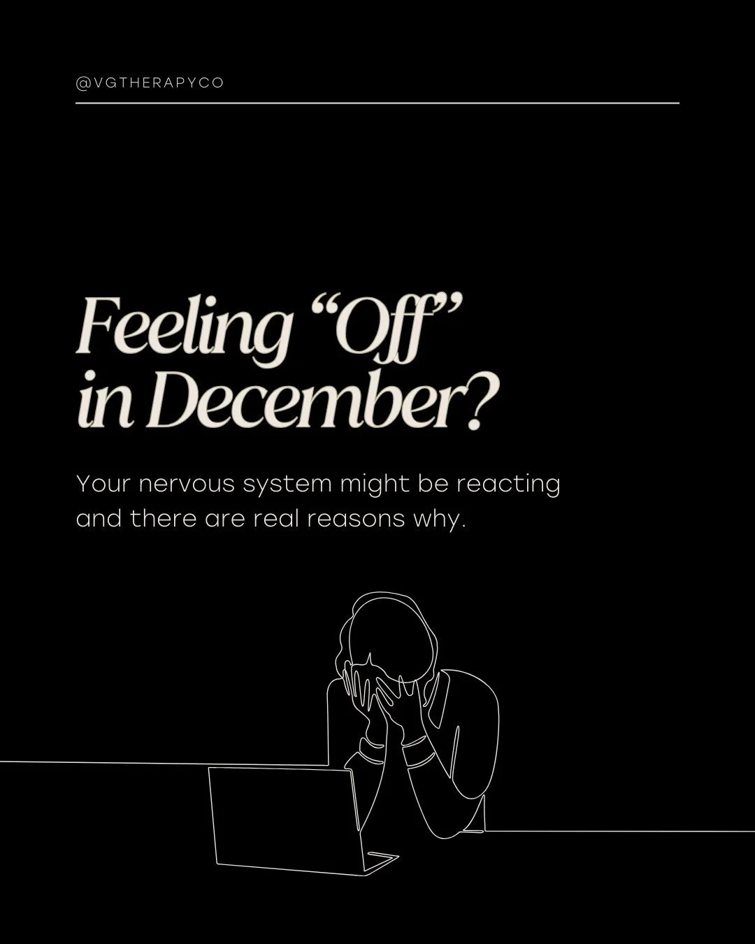 The end of the year places extra load on your nervous system: reflection, pressure to finish strong, social expectations, disrupted routines, financial stress, and emotional memories tied to the holidays.

Your body keeps score of all of it.
For high