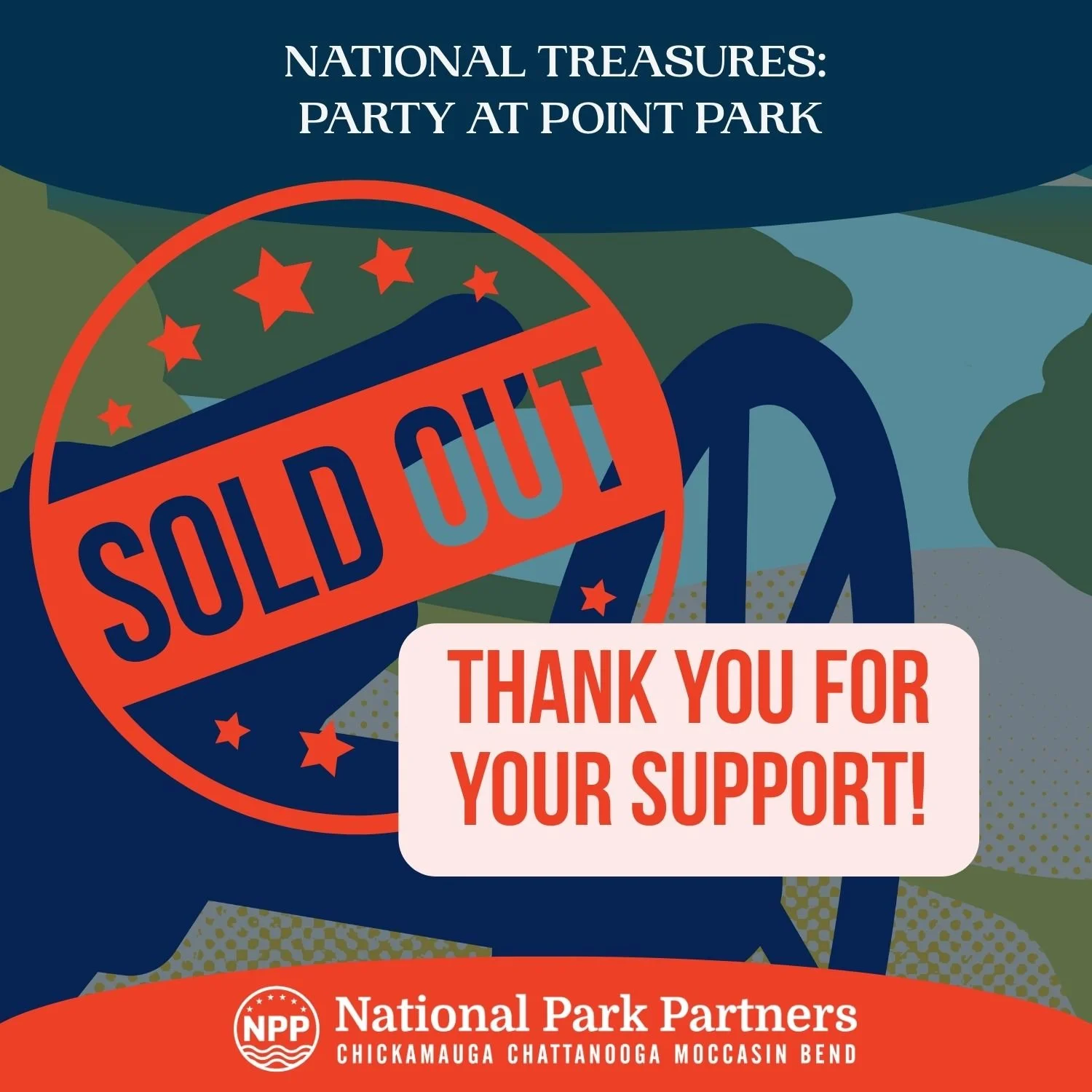 NATIONAL TREASURES: PARTY AT POINT PARK IS SOLD OUT